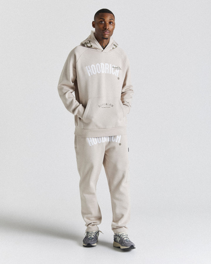 Stature Joggers - Beige/White
