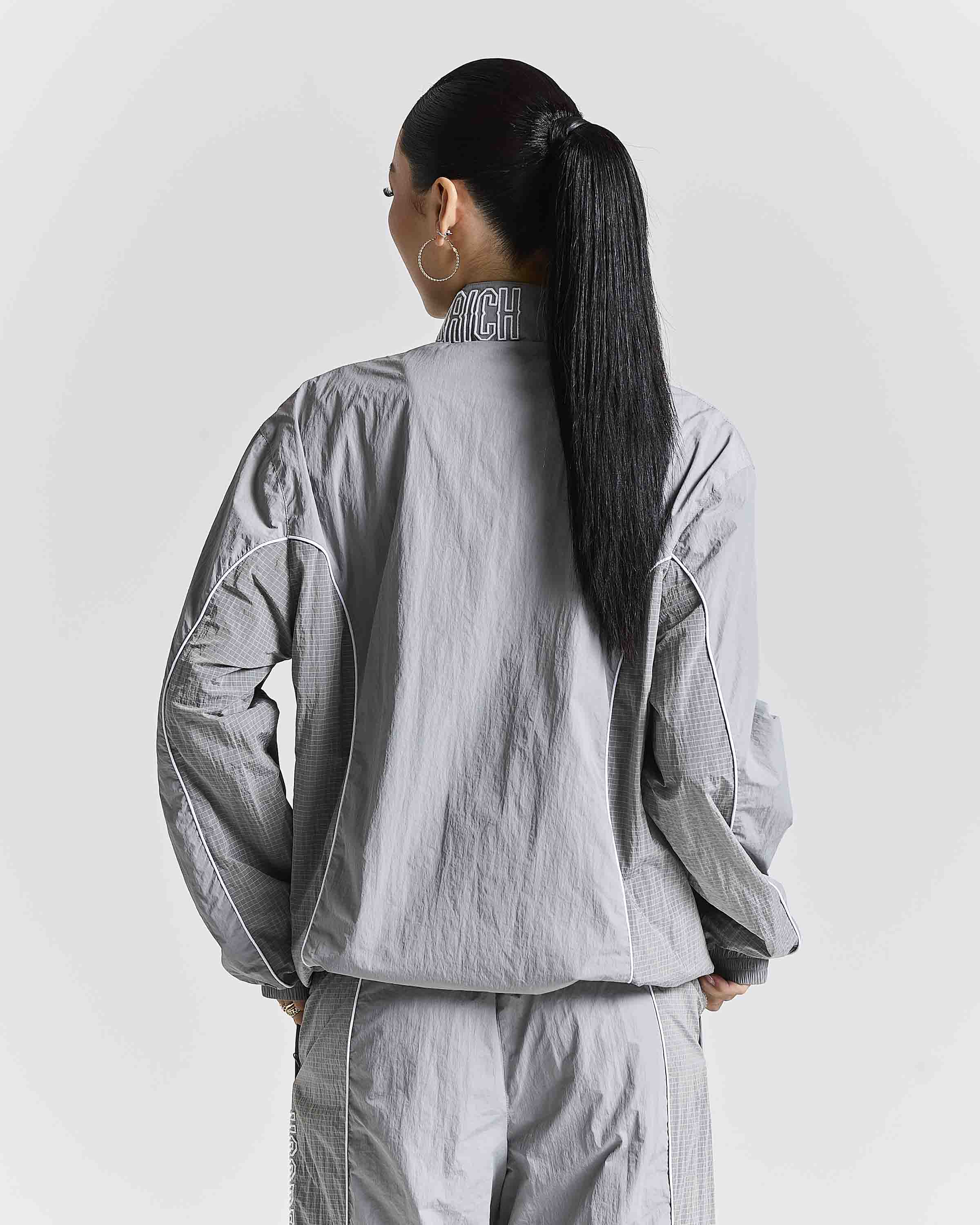 Chaser H Panel Track Jacket - Grey