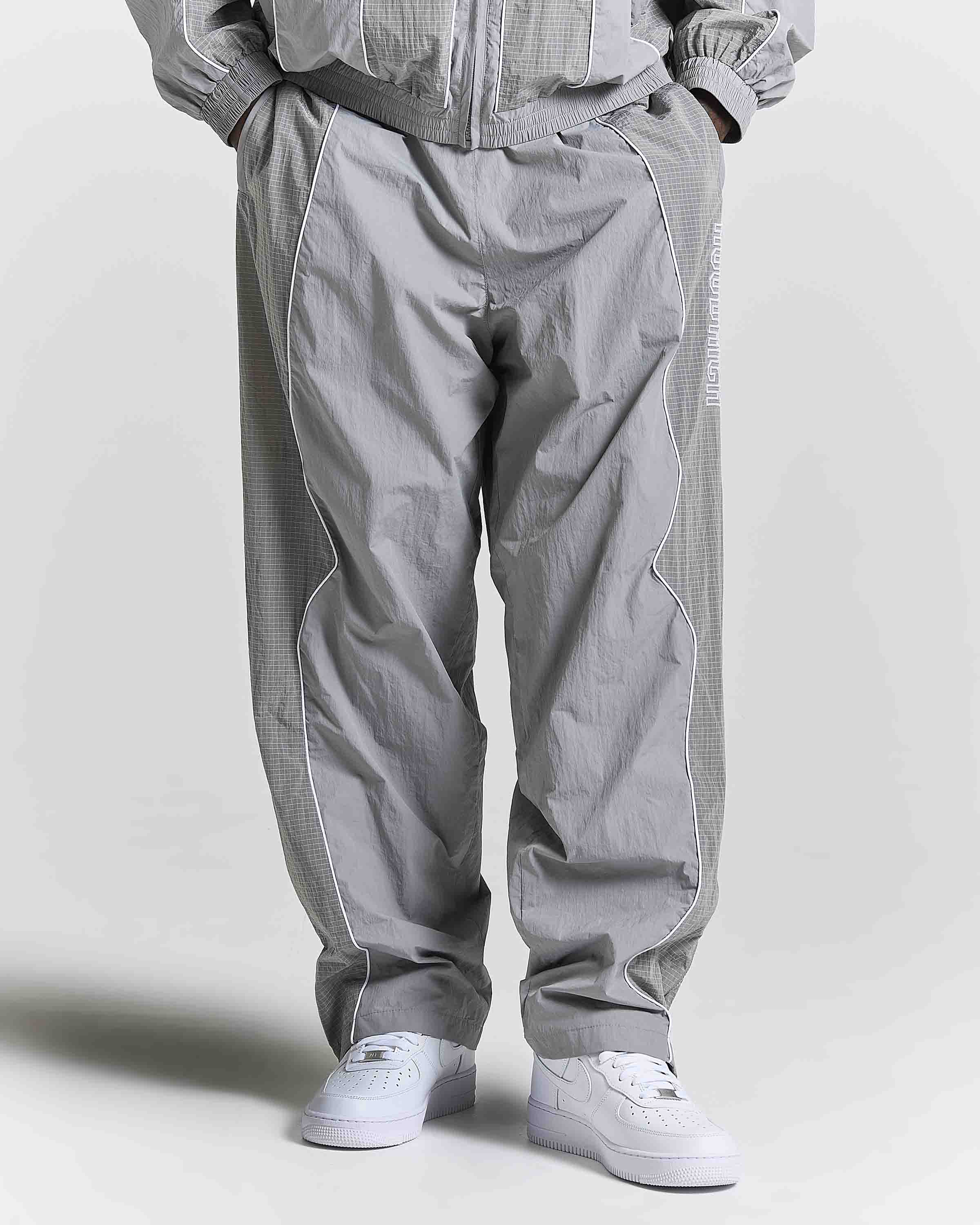 Chaser H Panel Track Pants - Grey