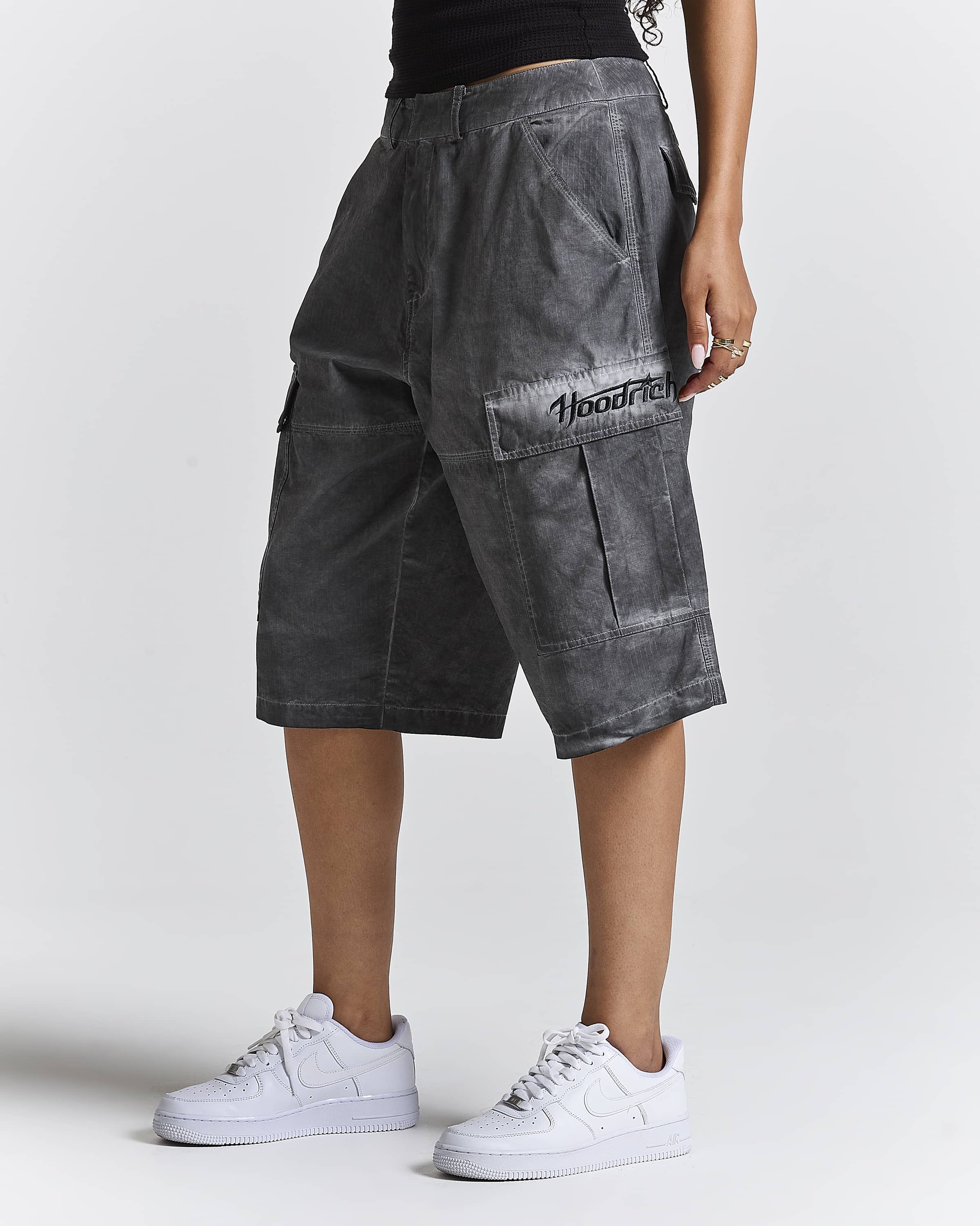 Cast Ripstop Cargo Shorts - Black