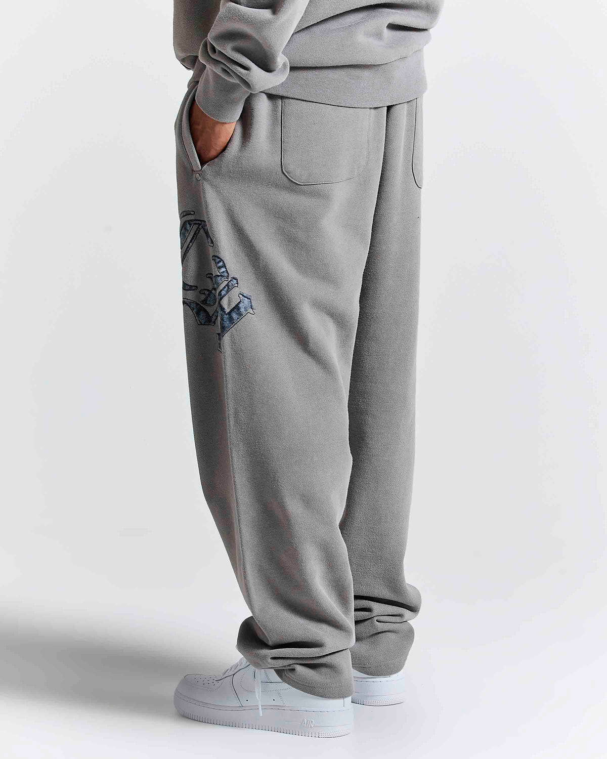 Inkfall Oversized Jogger - Grey/Black/Camo