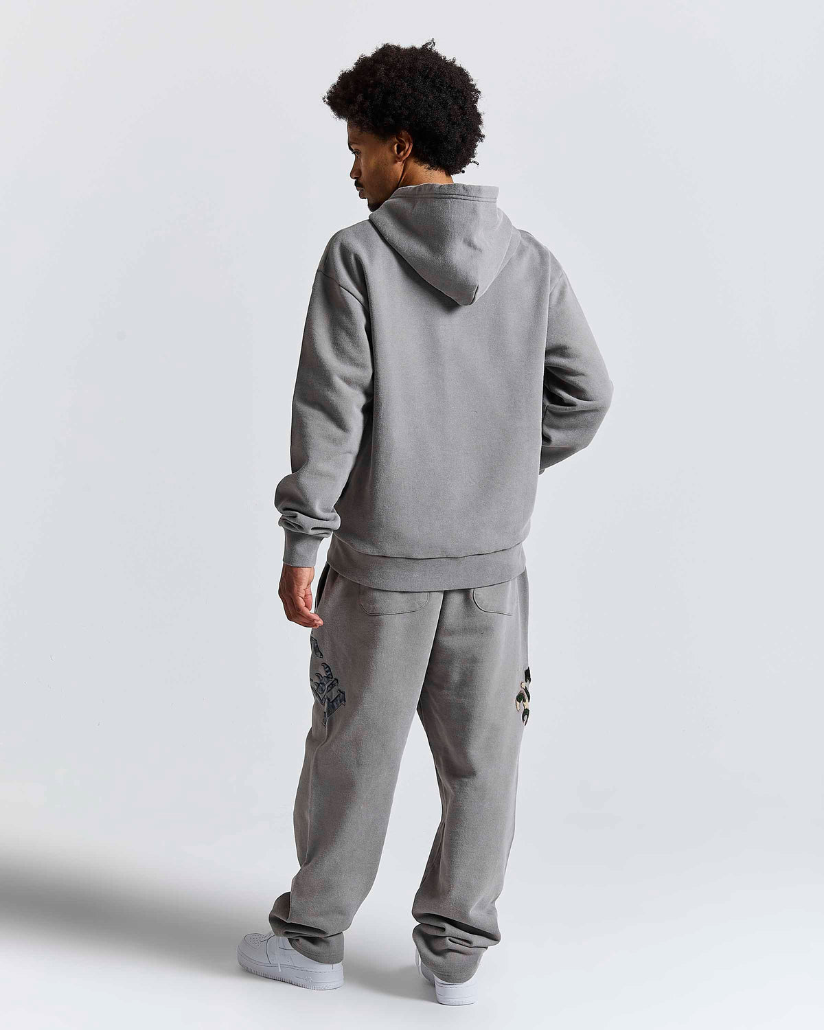Inkfall Oversized Jogger - Grey/Black/Camo