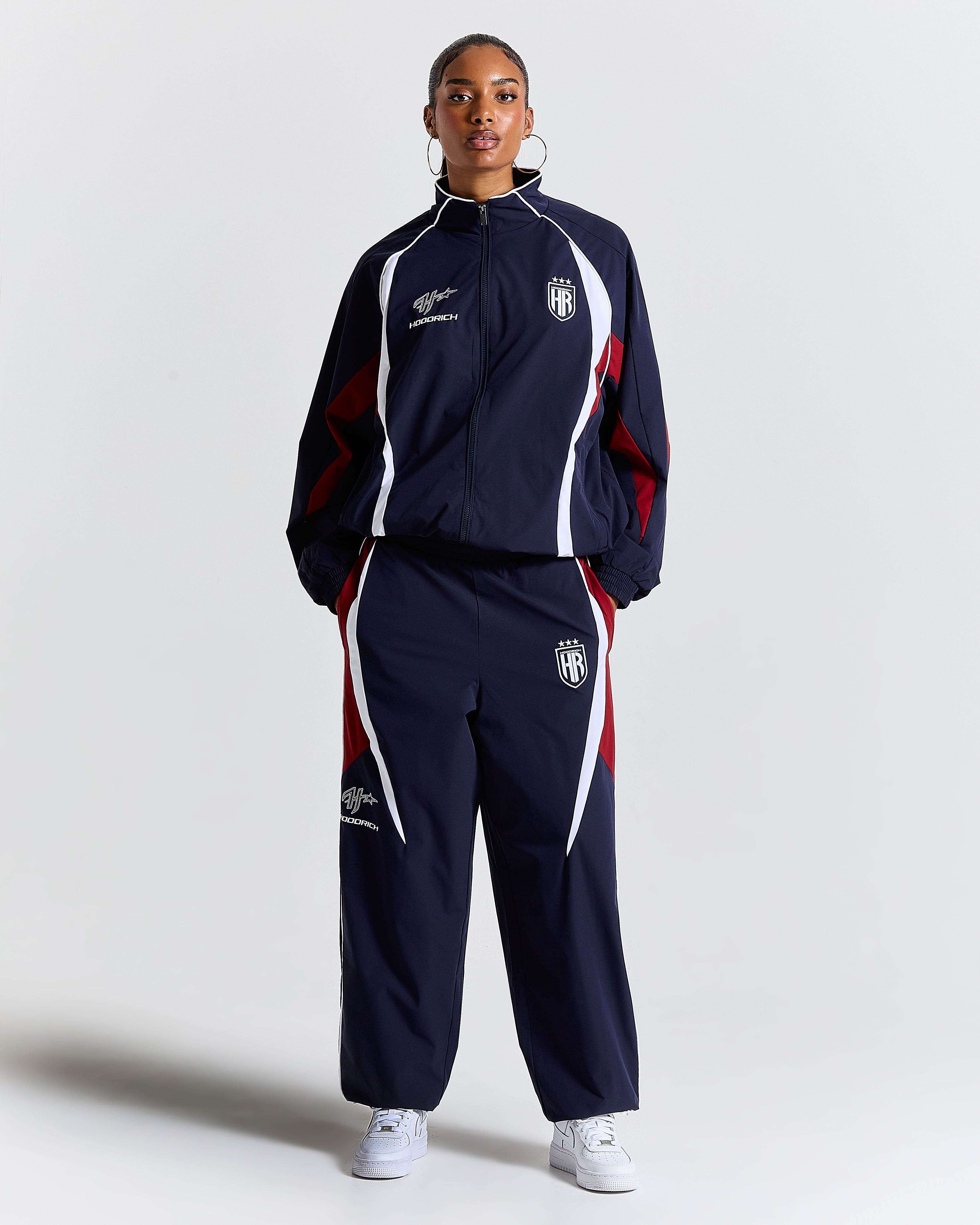 Women's Glide Home Football Full Tracksuit - Navy
