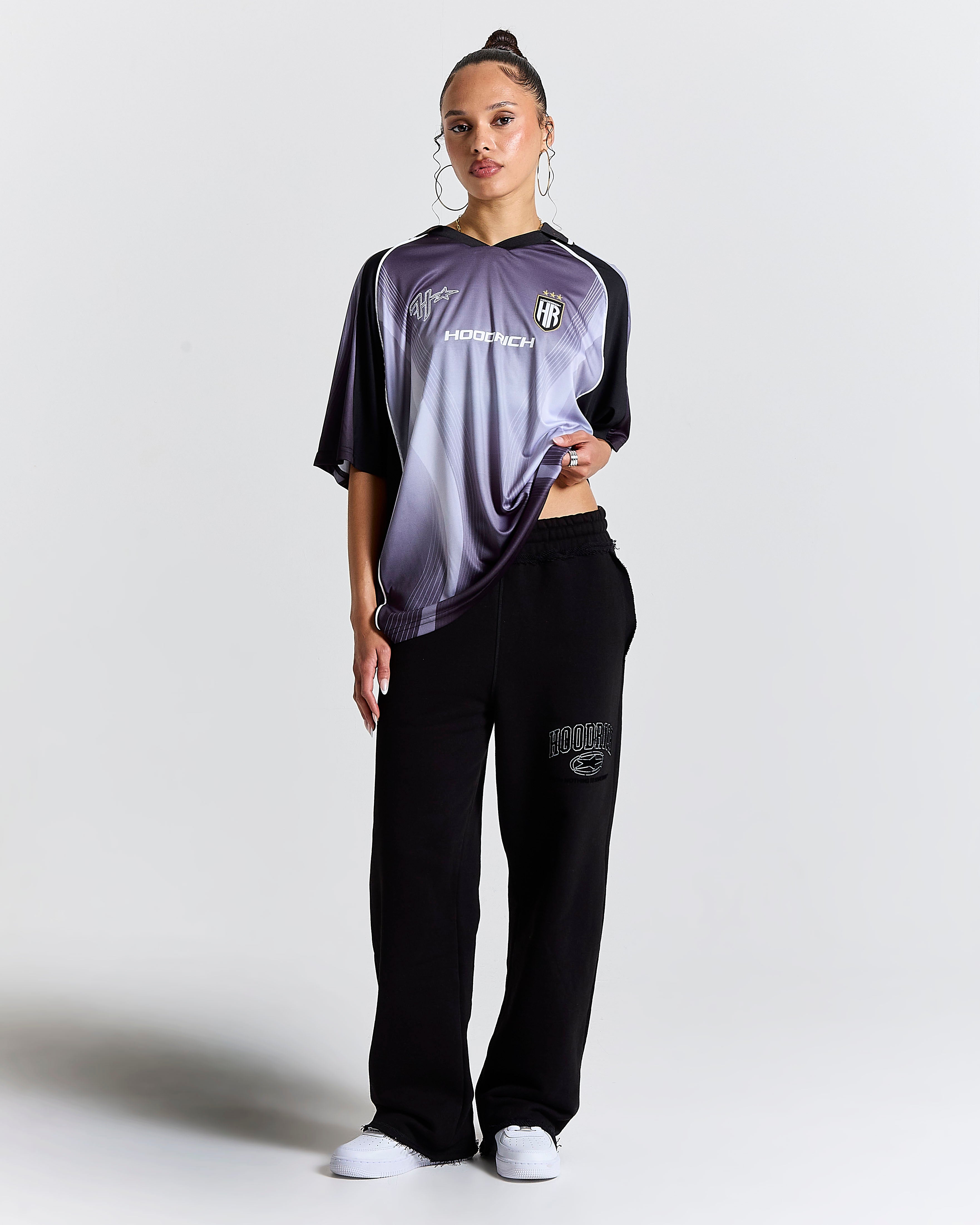 Glide Away Football Kit Shirt - Black