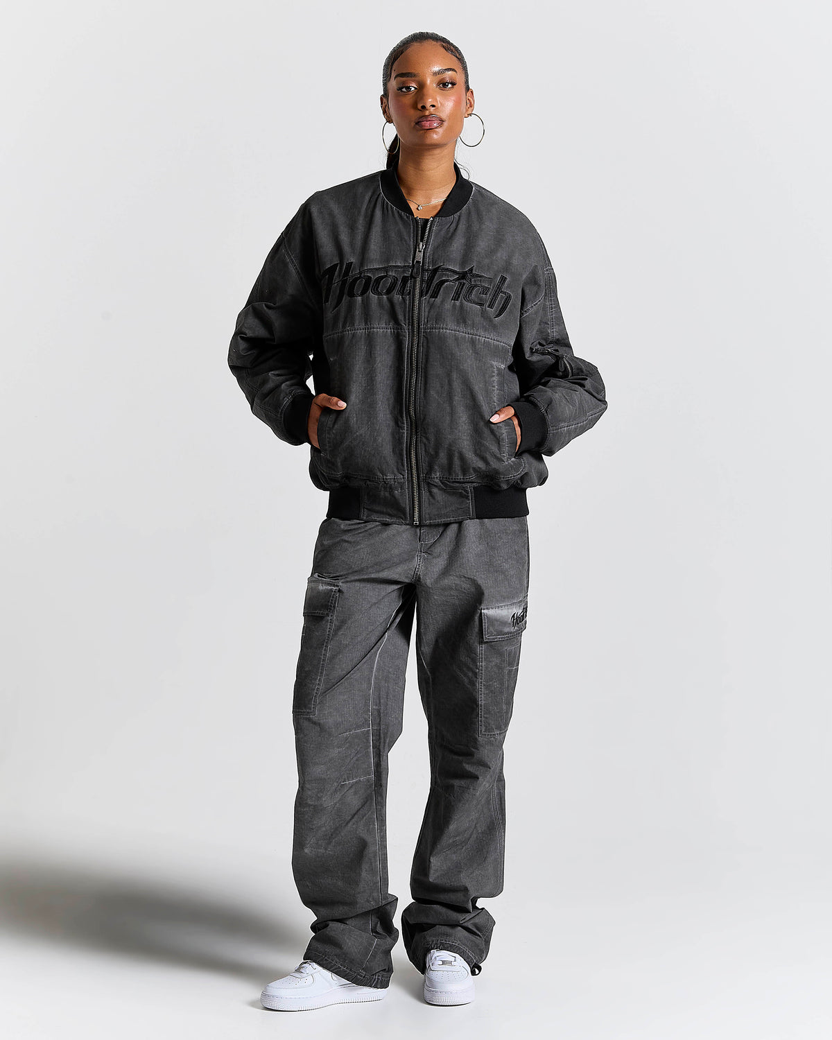 Cast Ripstop Cargo Pants - Washed Black