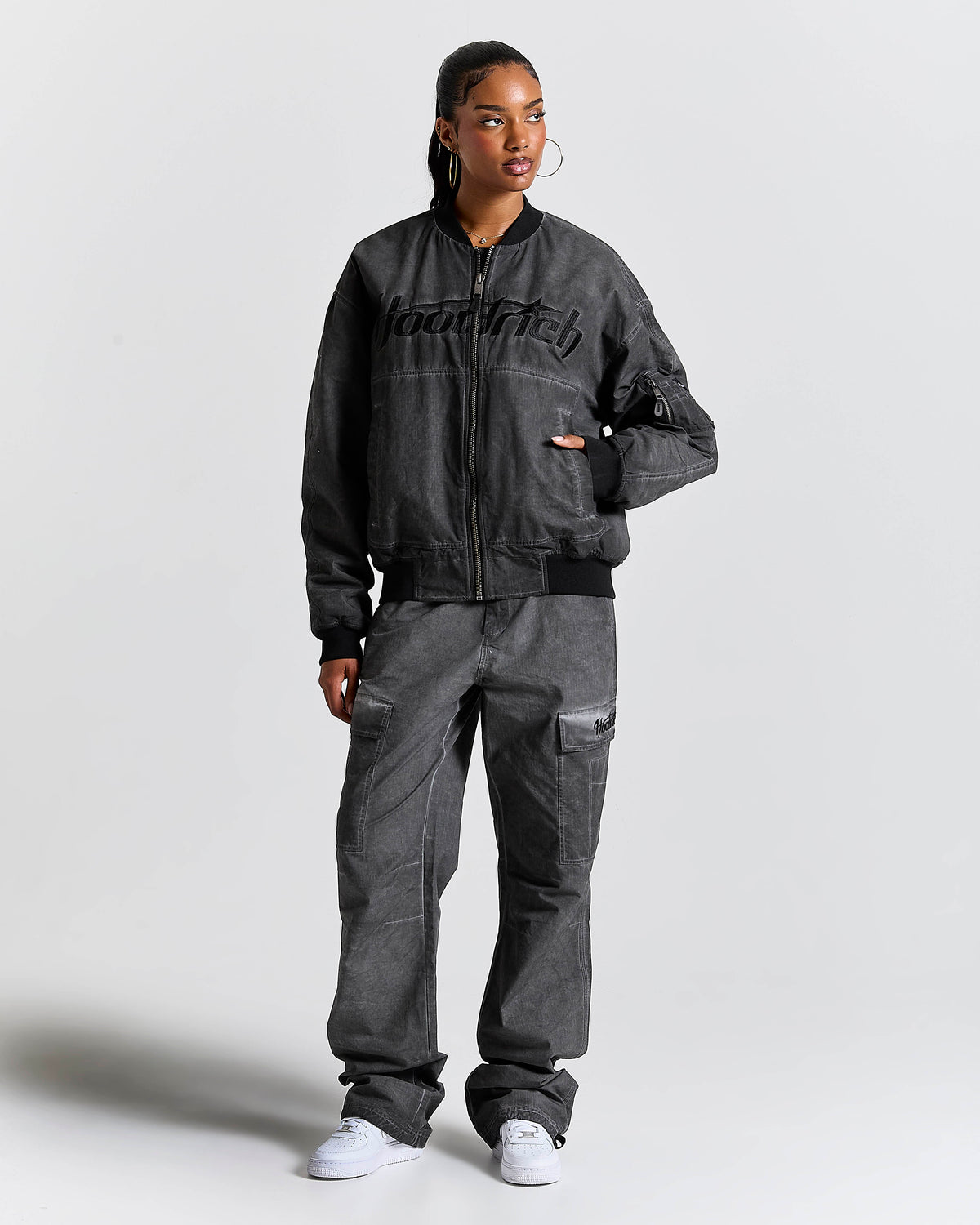 Cast Ripstop Cargo Pants - Washed Black