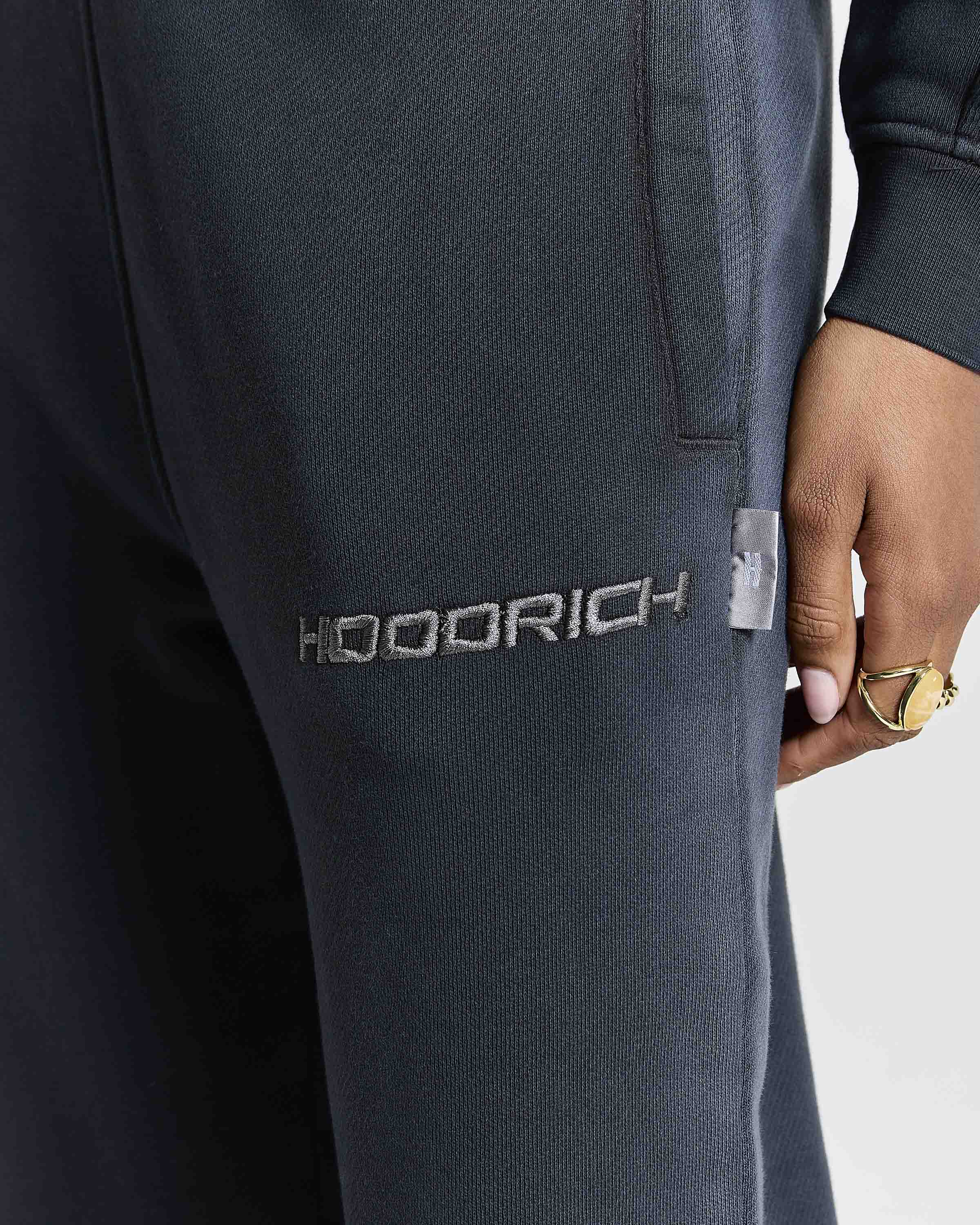 Women's Ghost Wide Leg Jogger - Black