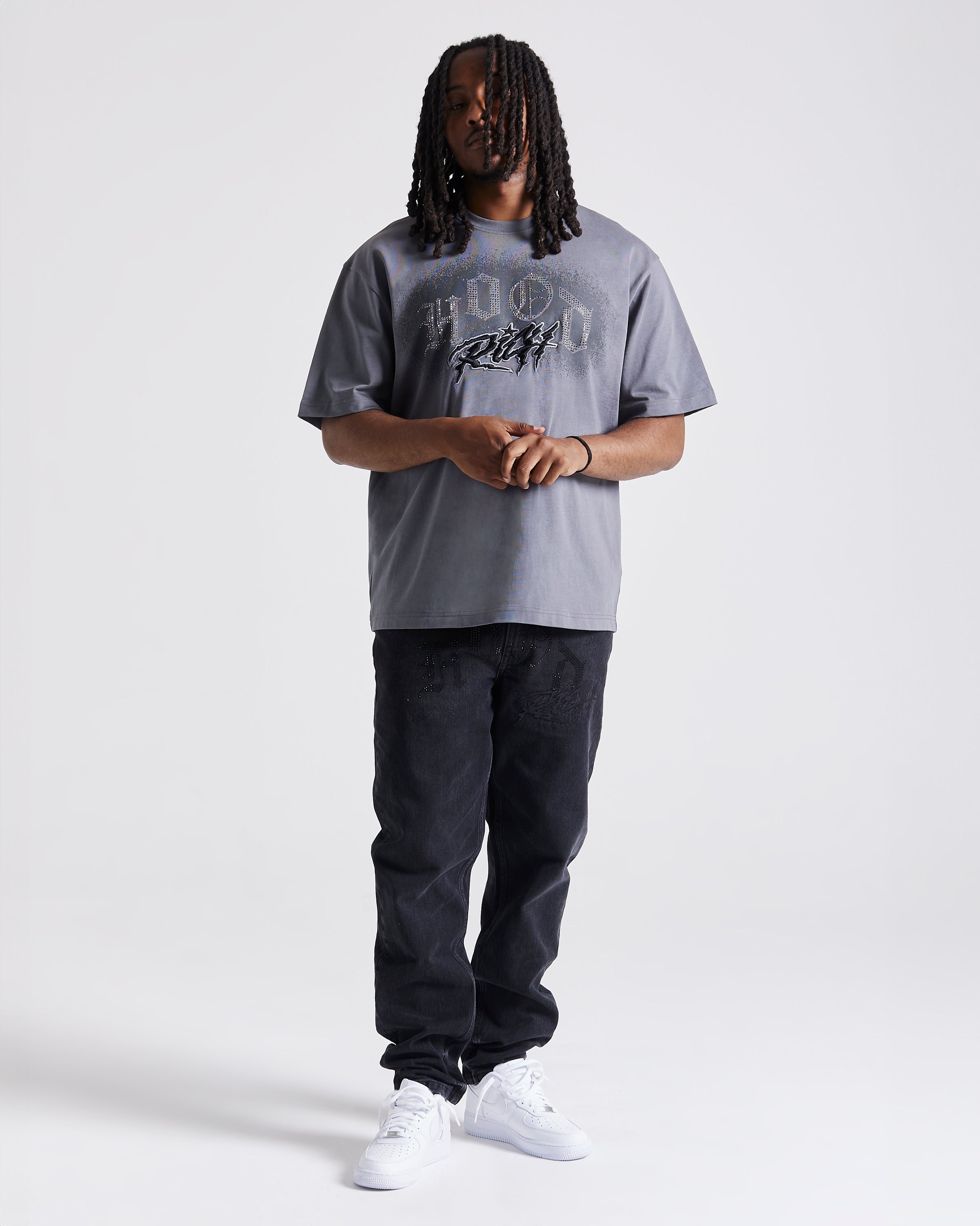 Iron Denim Jeans - Washed Black