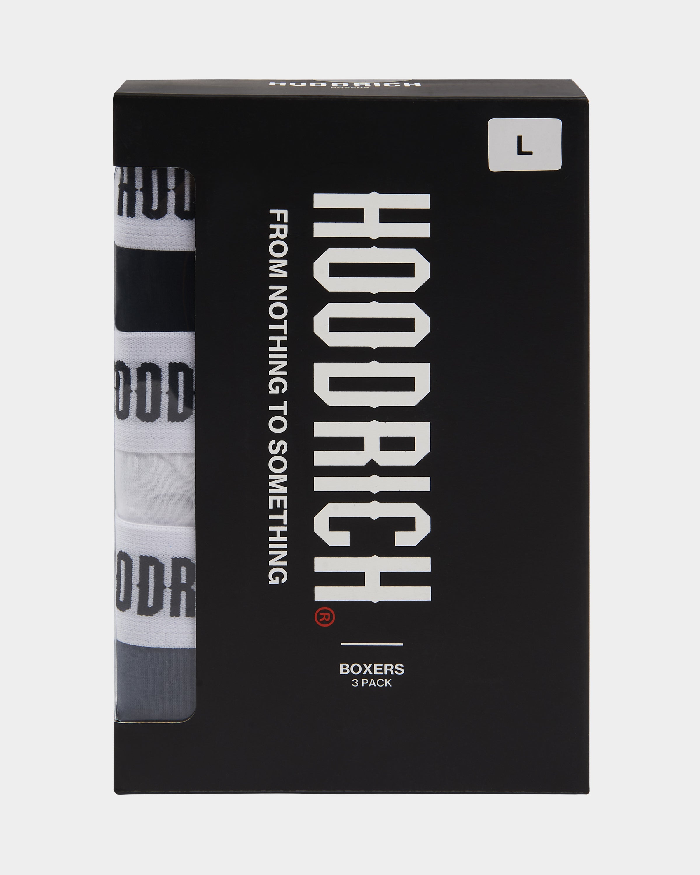 Core 3 Pack Boxers - Black/White/Grey