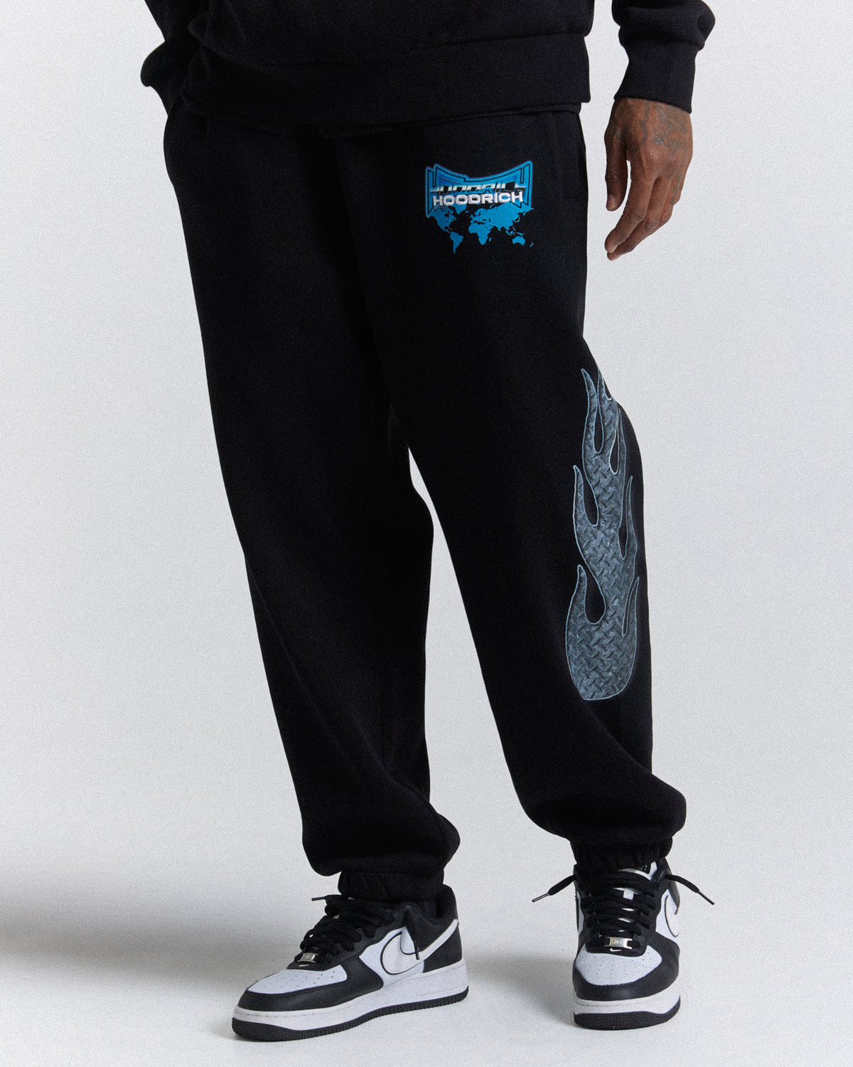 Worldwide Oversized Joggers - Μαύρο/Λευκό/Μπλε