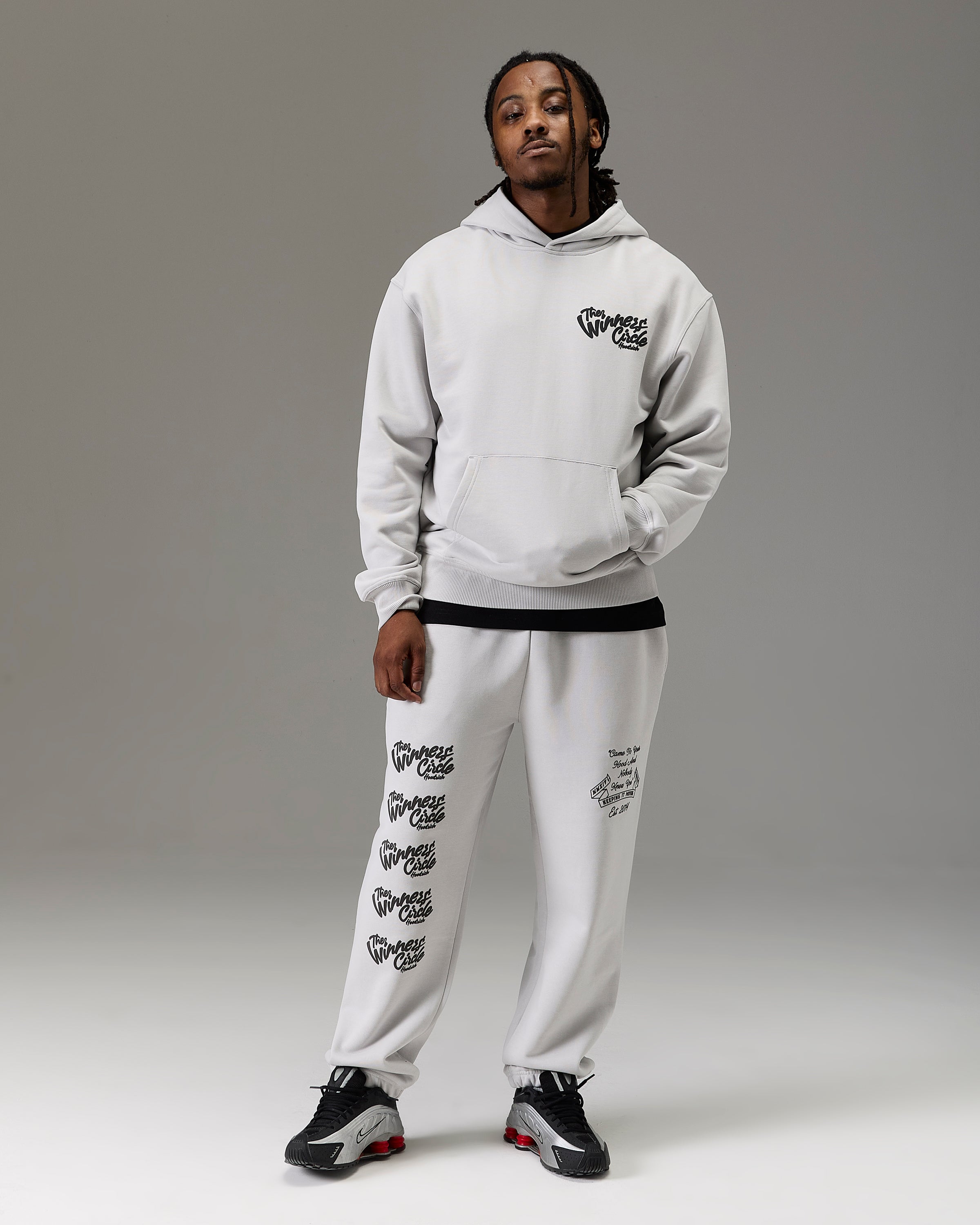 The Winner's Circle Oversized Hoodie - Grey