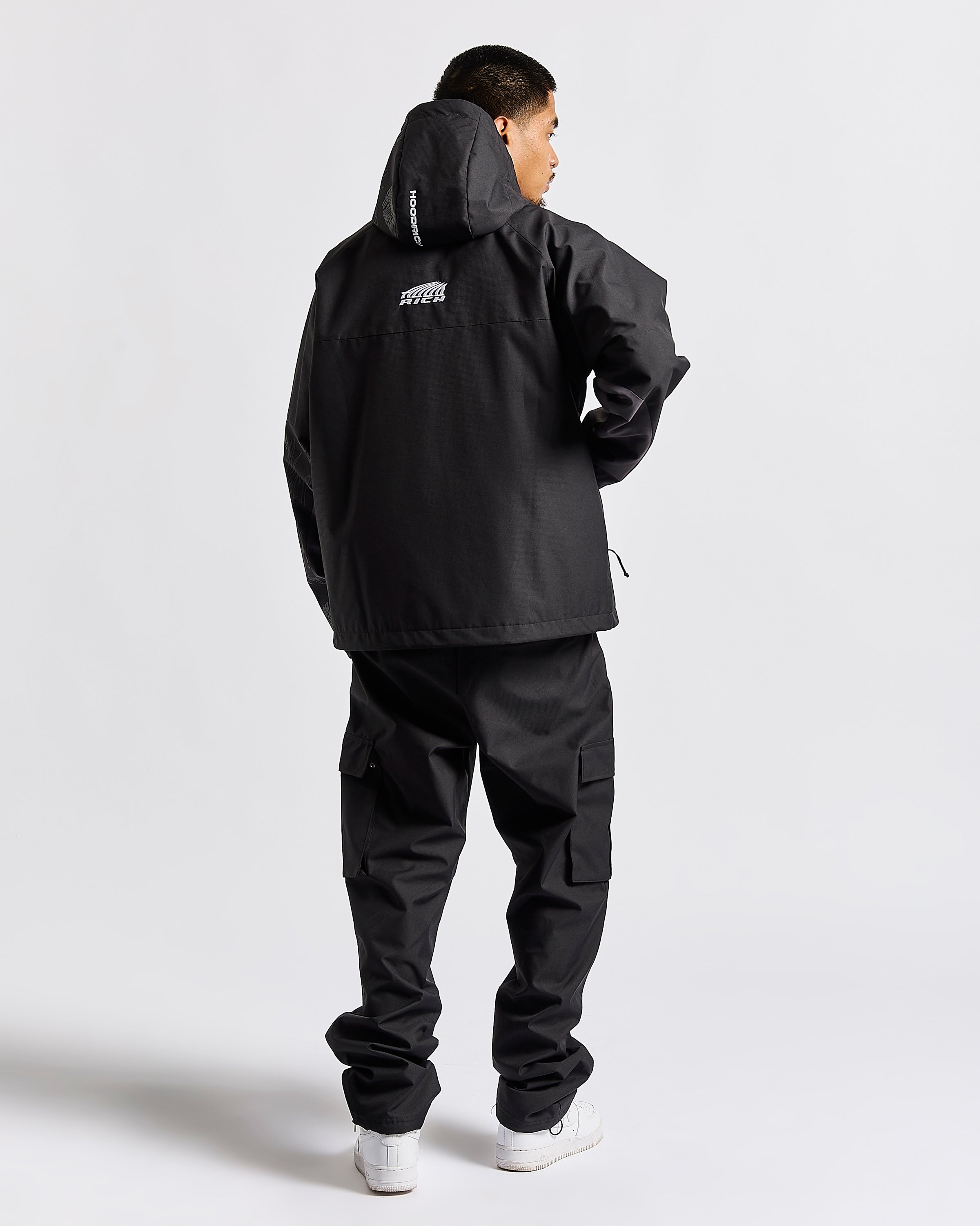 Chroma Shell Jacket - Black/White