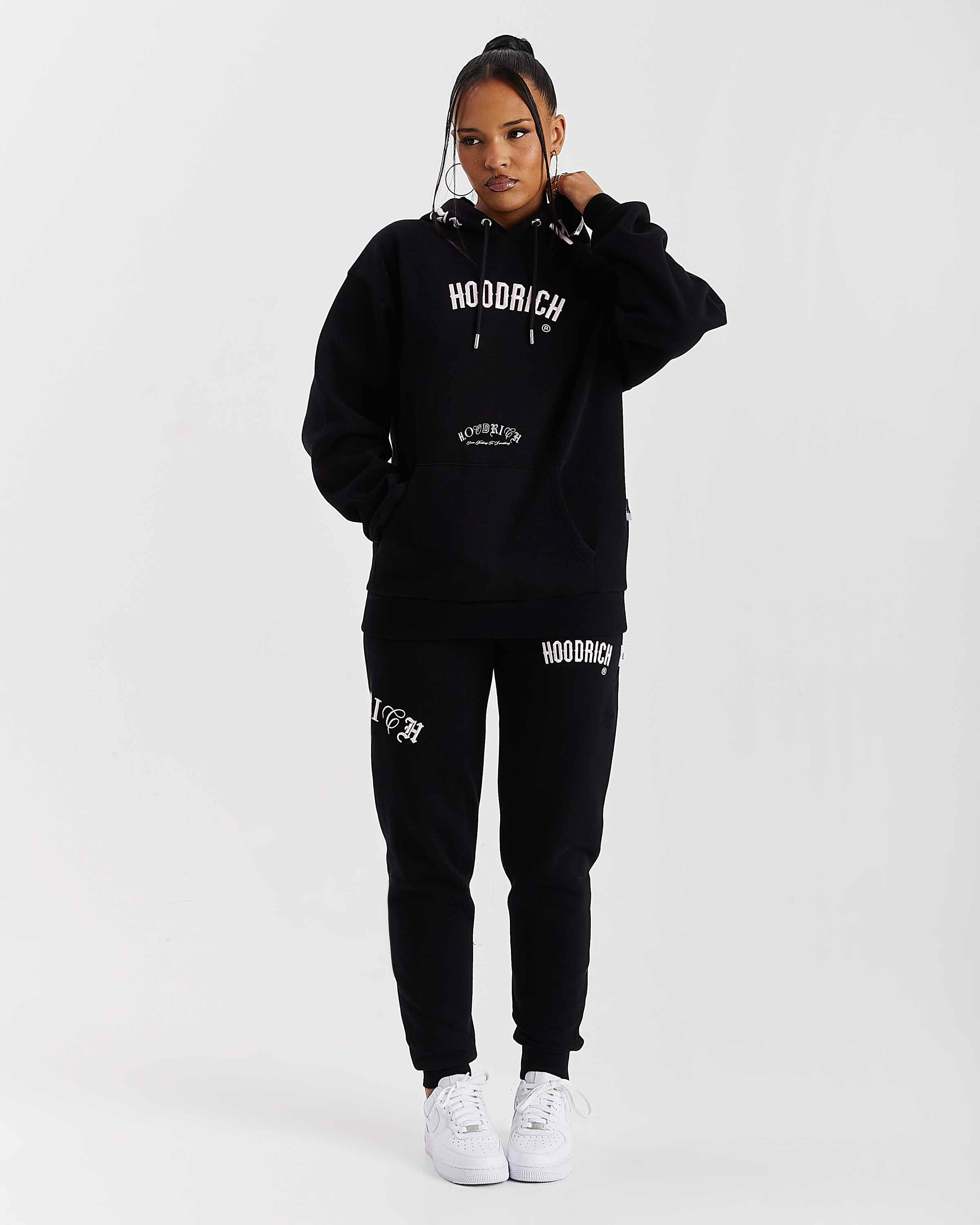 Calor Slim Joggers - Black/Pink/Silver