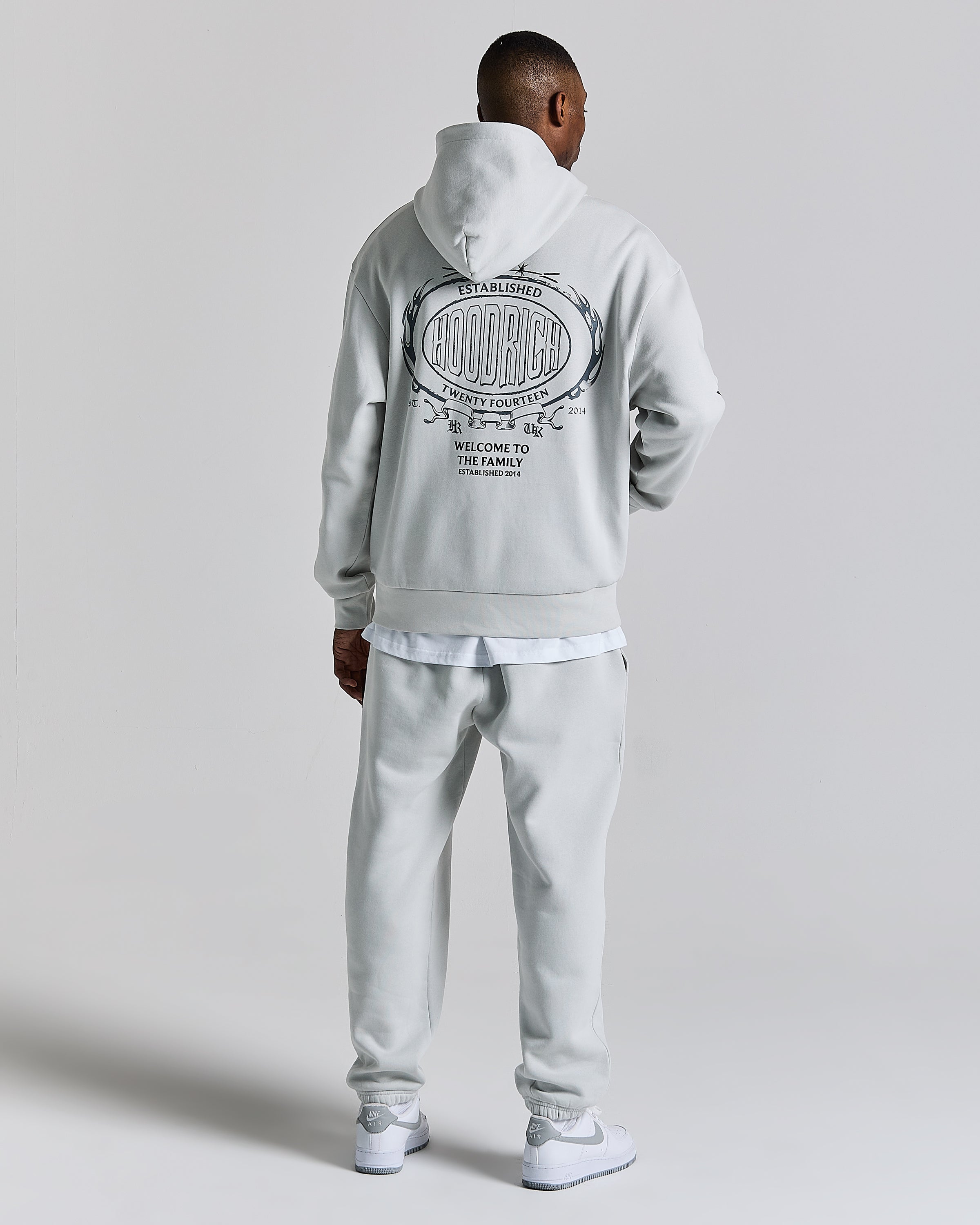 Noir Oversized Jogger - Light Grey/Black