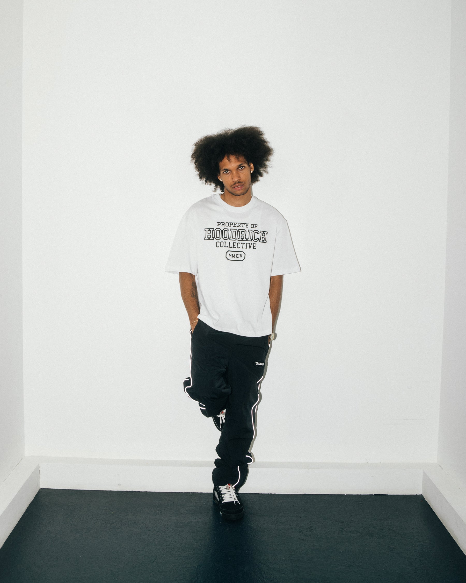 Property Of Oversized T-Shirt - White/Black