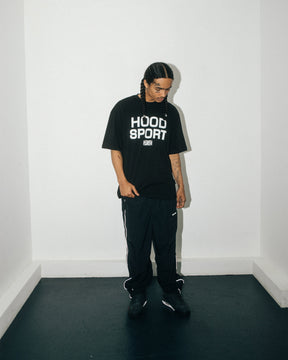 Hoodsport Oversized T-Shirt - Black/White