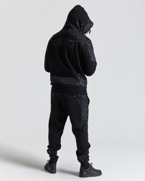 Motif Joggers - Black/Grey