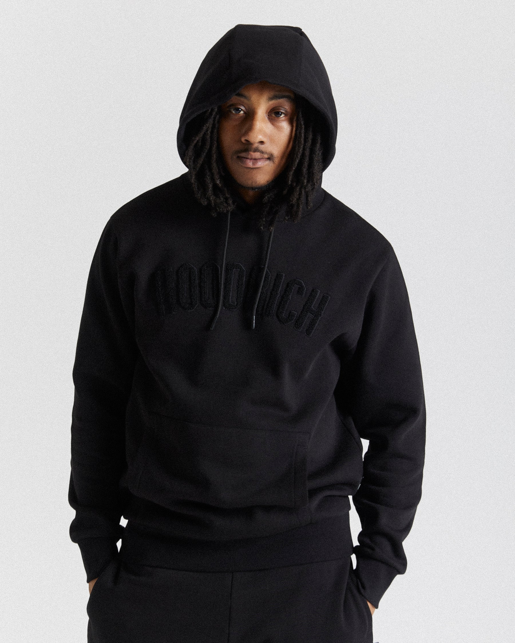 Black Hoodrich Hoodie Full Hoodrich Tracksuit Mens Hoodrich