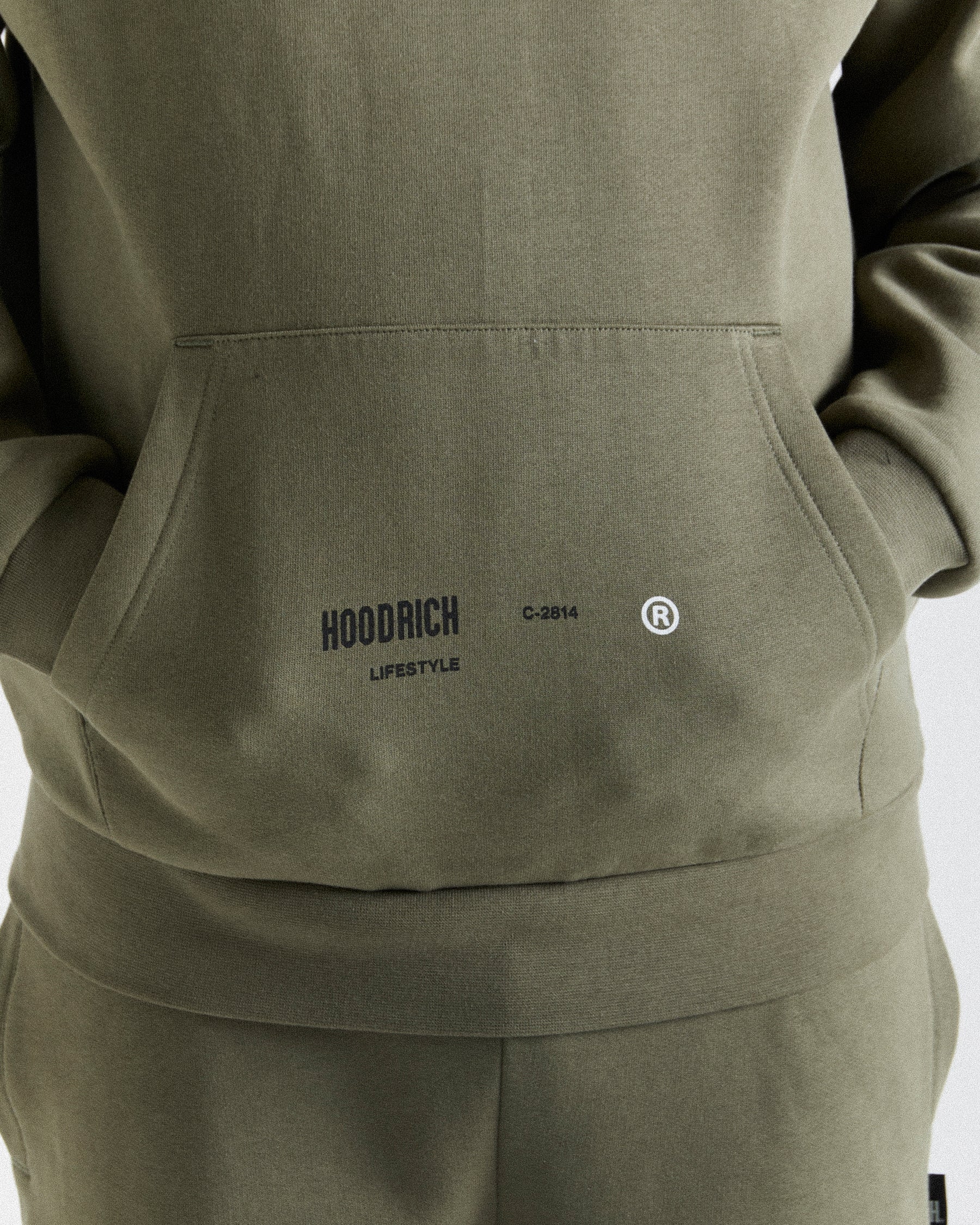 Caliber Hoodie - Khaki/White