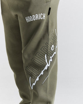 Caliber Joggers - Khaki/White