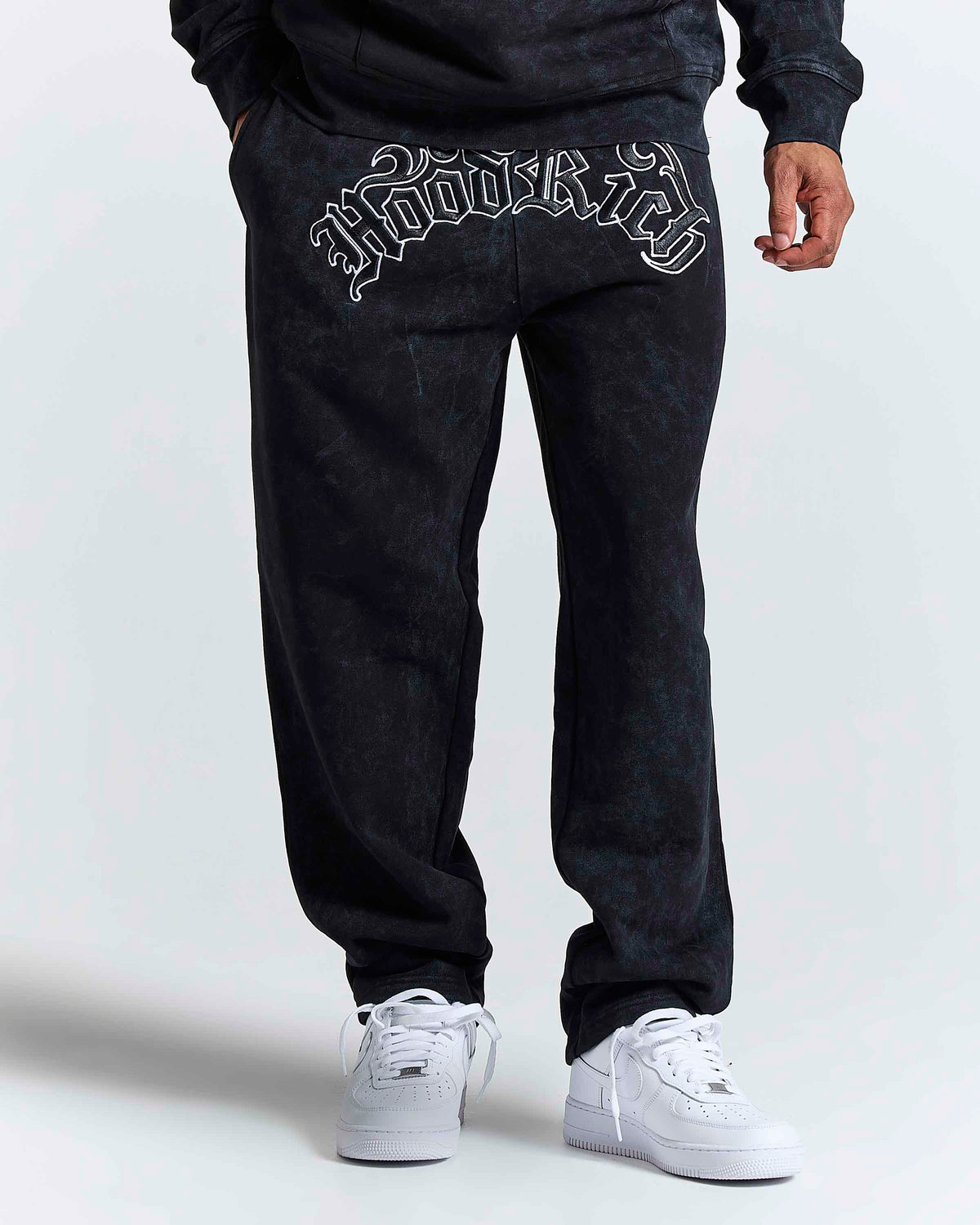 Nocturn Oversized Jogger - Black/White