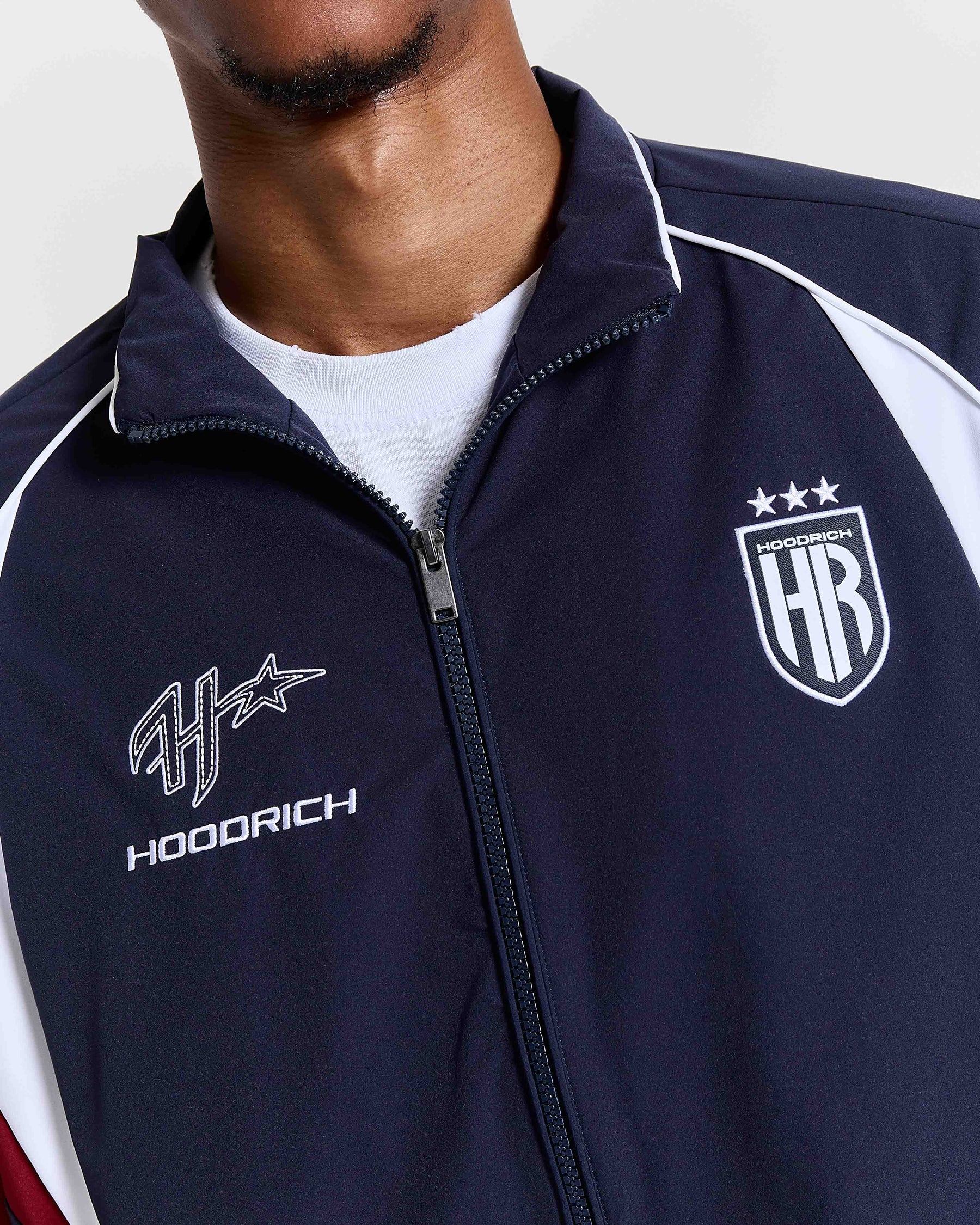 Glide Away Football Shell Jacket - Navy