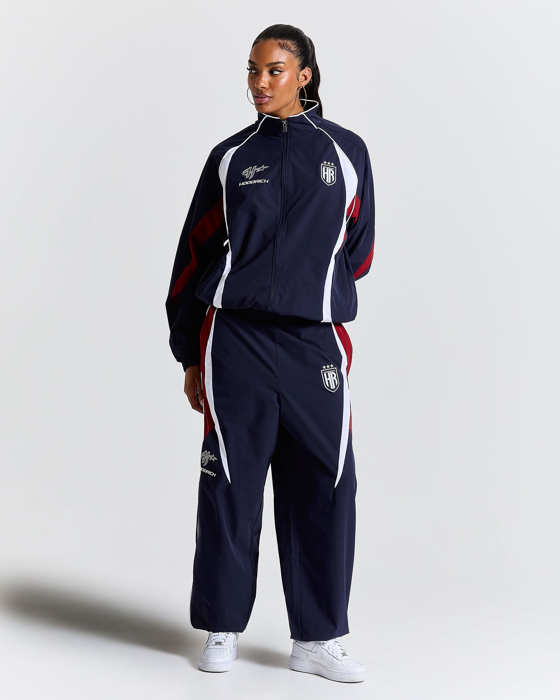 Glide Away Football Shell Jacket - Navy