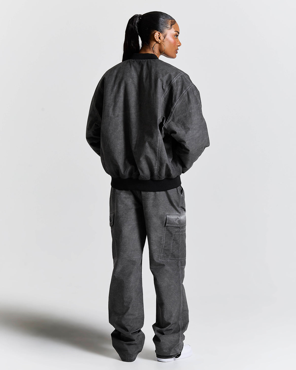 Cast Ripstop Cargo Pants - Washed Black