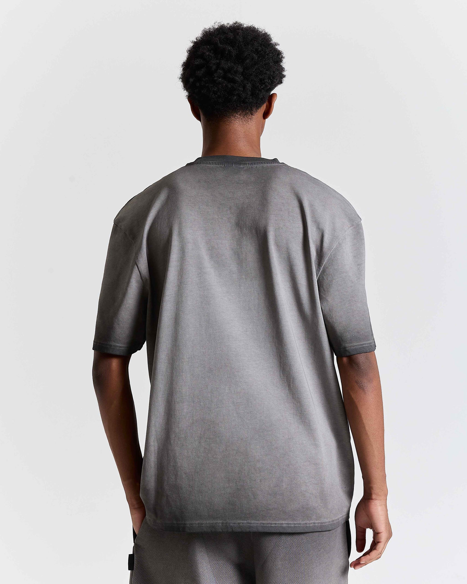 Ghost Oversizded T Shirt - Black Oil Wash