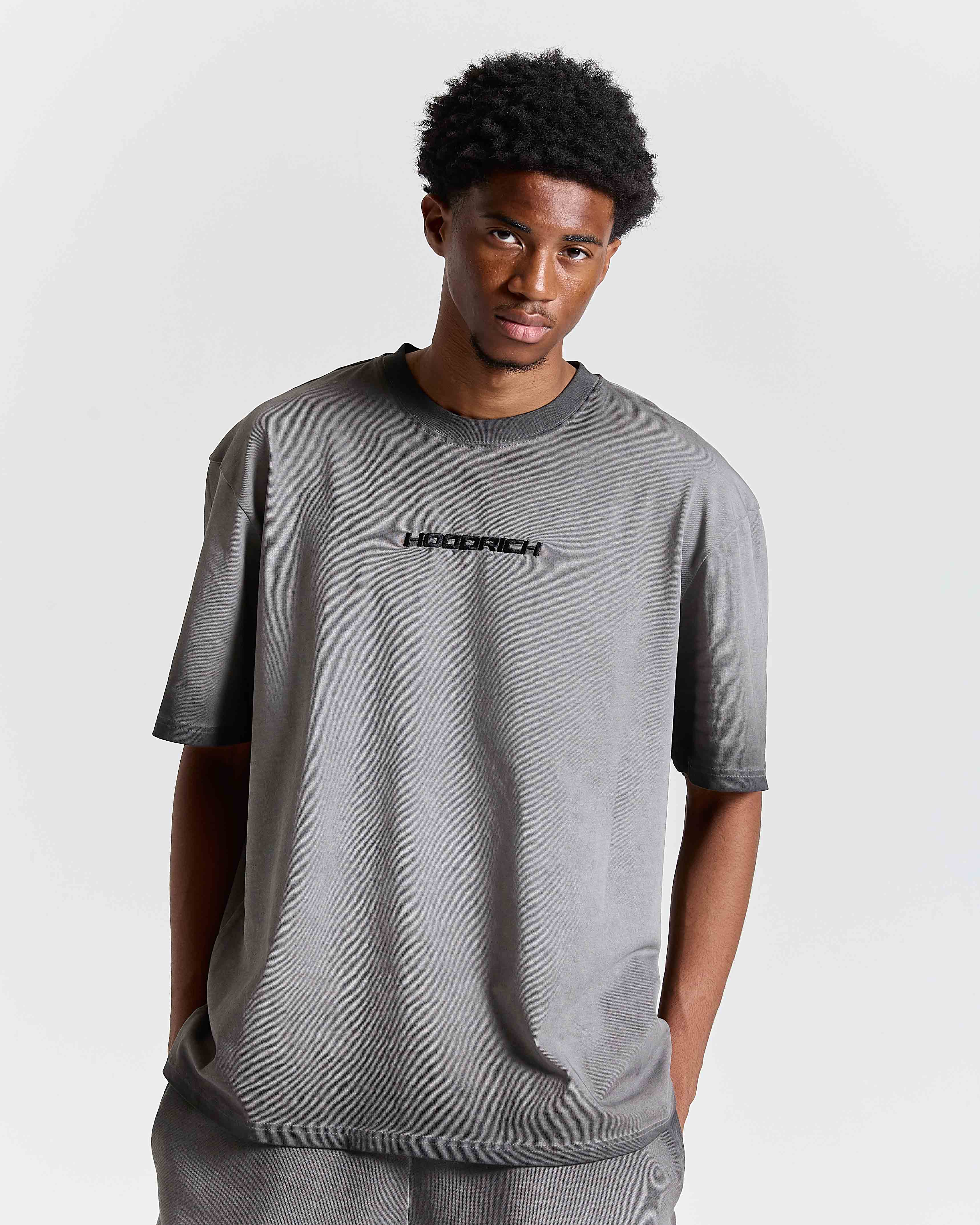 Ghost Oversized T-Shirt - Black Oil Wash