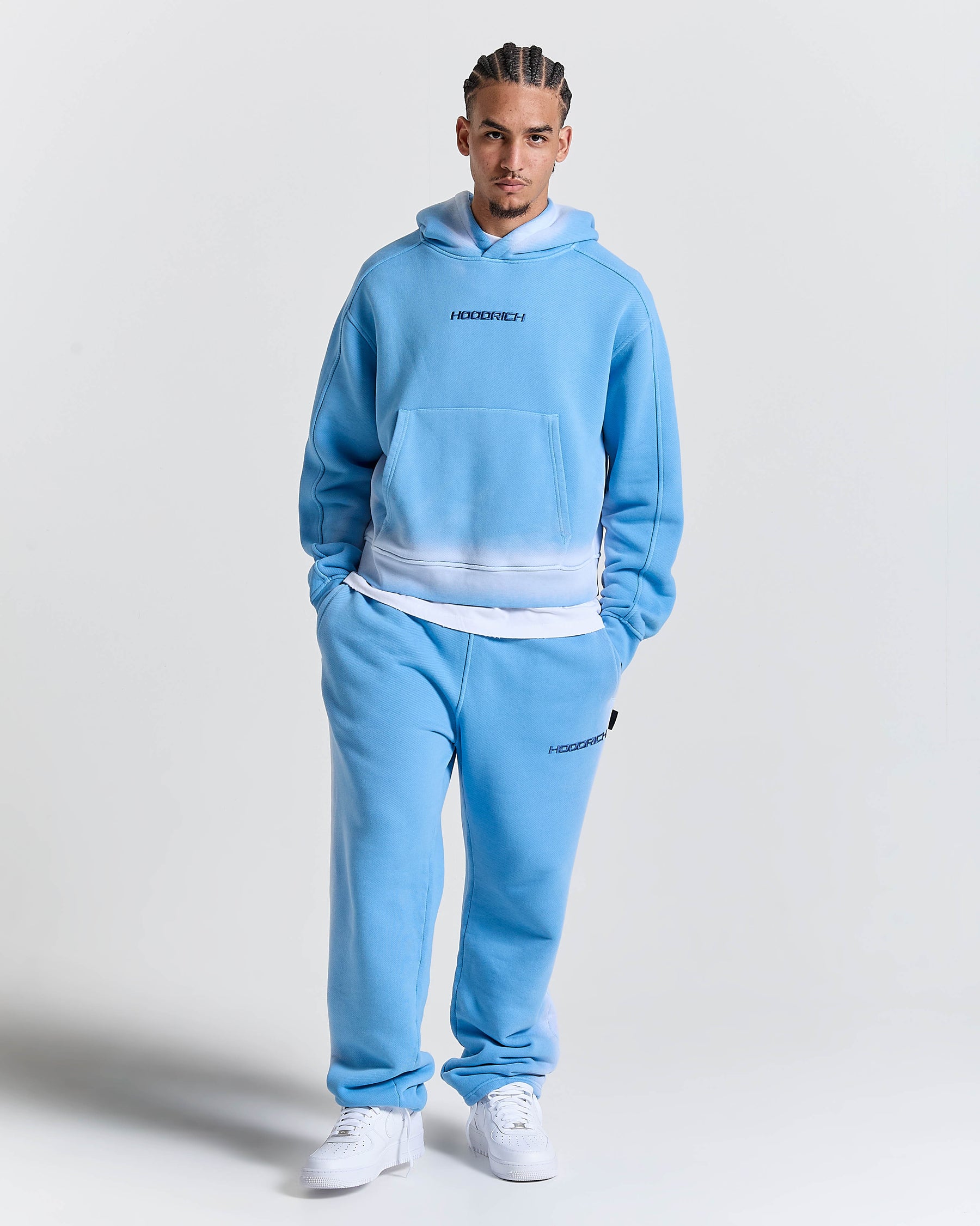 Men's Ghost Boxy Fit Hoodie - Blue