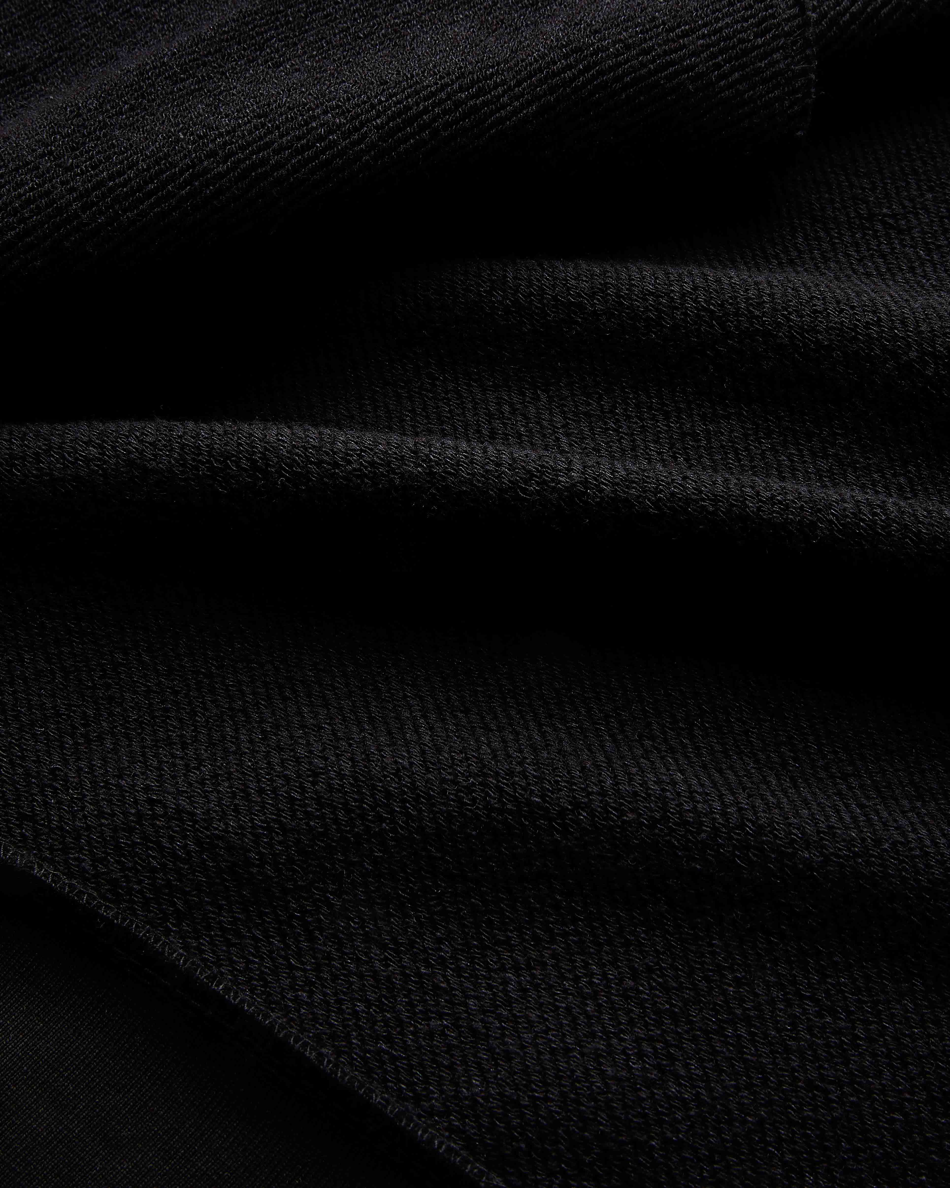 Close-up of black fabric texture