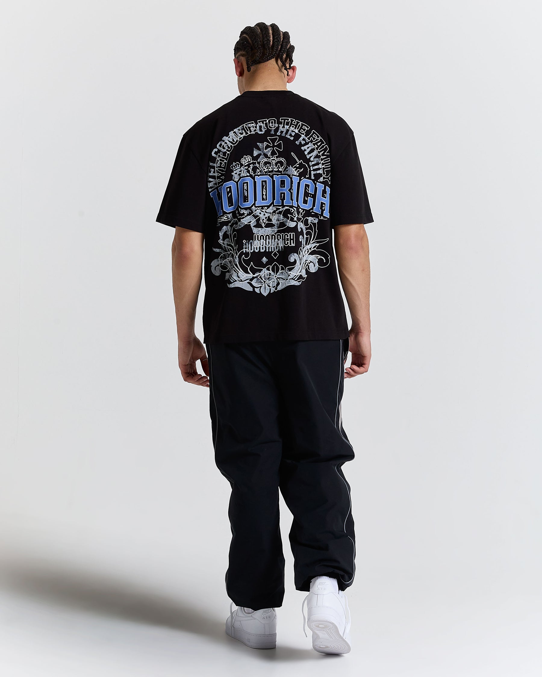 Family Crest Oversized T-Shirt - Black
