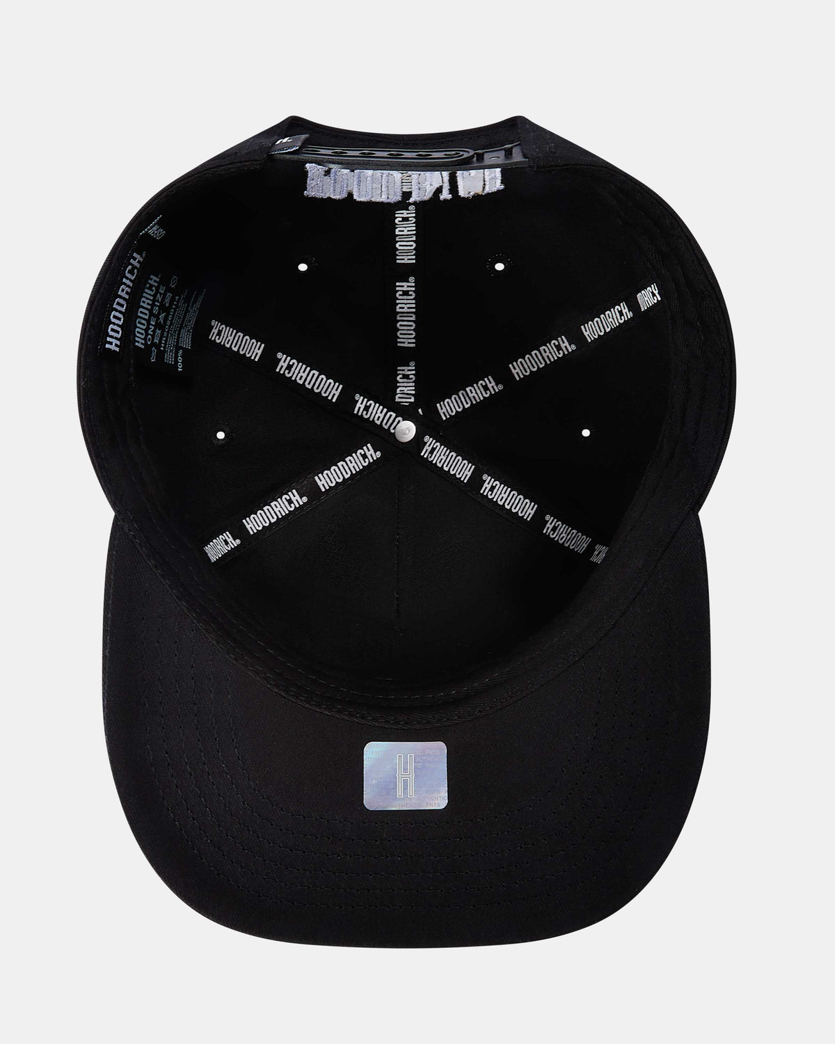 Captain Snapback Cap - Black/White