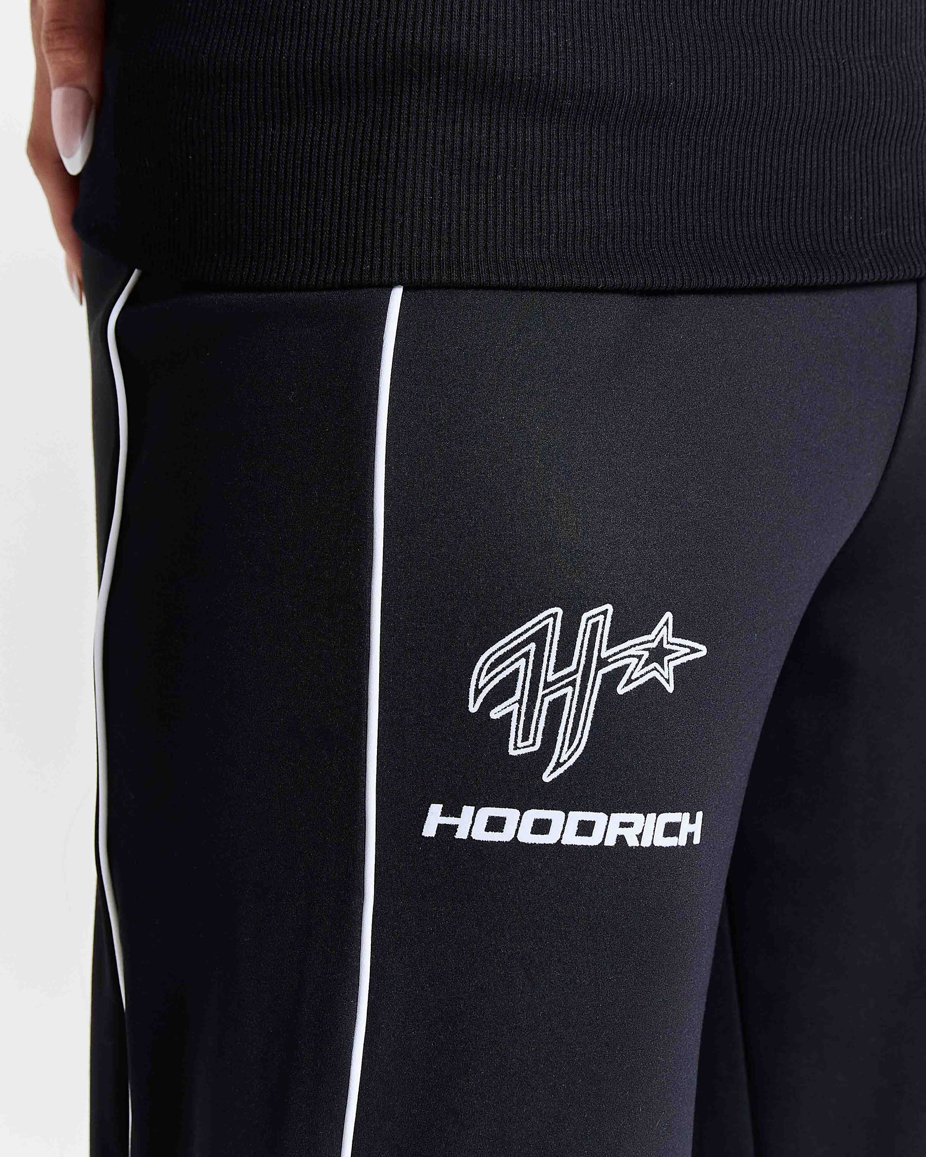 Glide Football Wide Leg Track Pants - Black