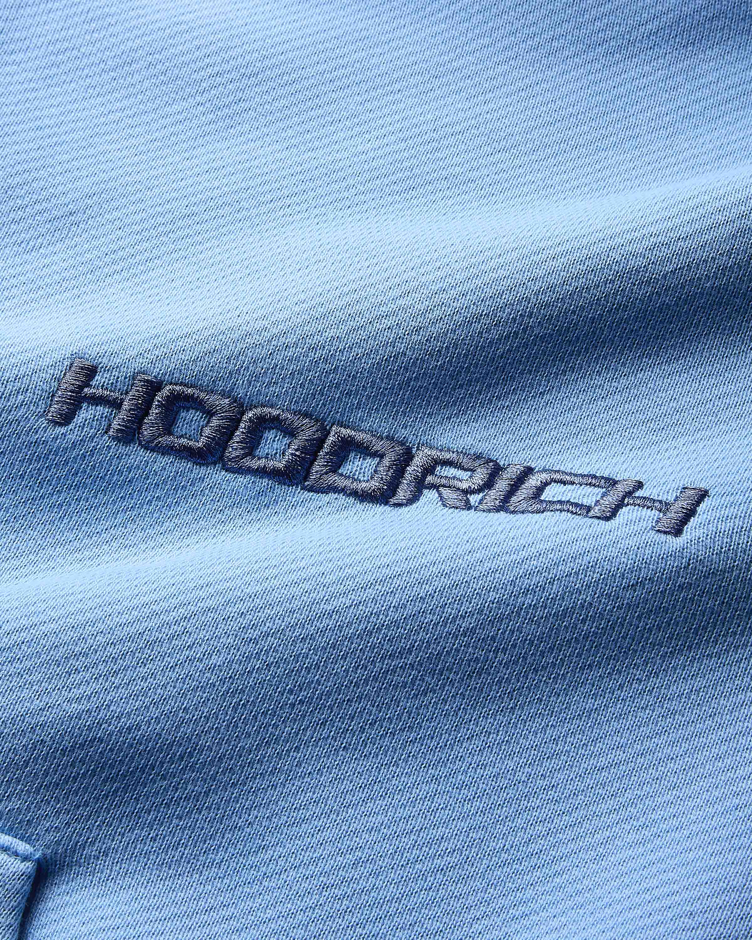 Women's Ghost Boxy Fit Zip Hoodie - Blue