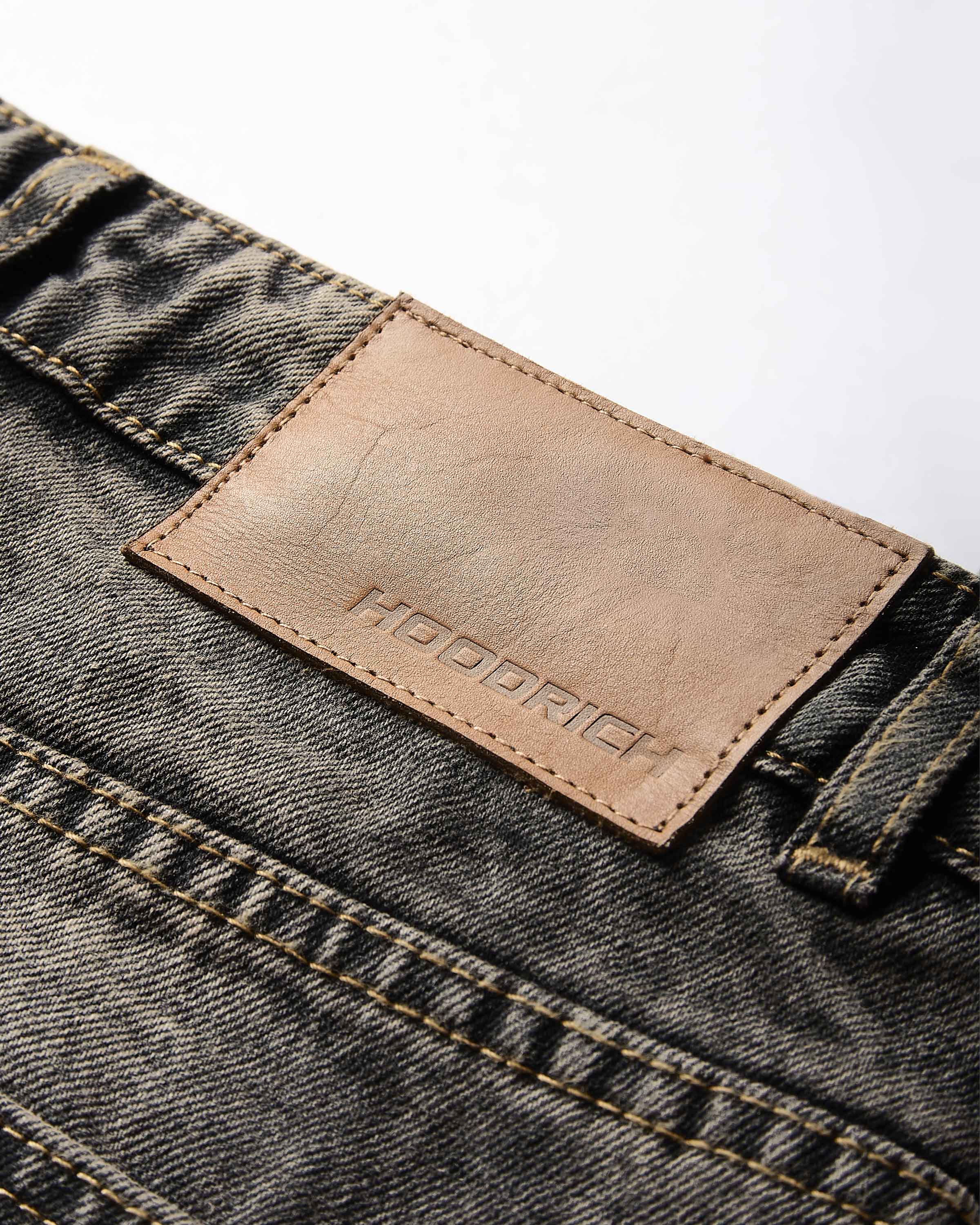 Shadow Rust Wide Leg Denim Jeans - Black Wash