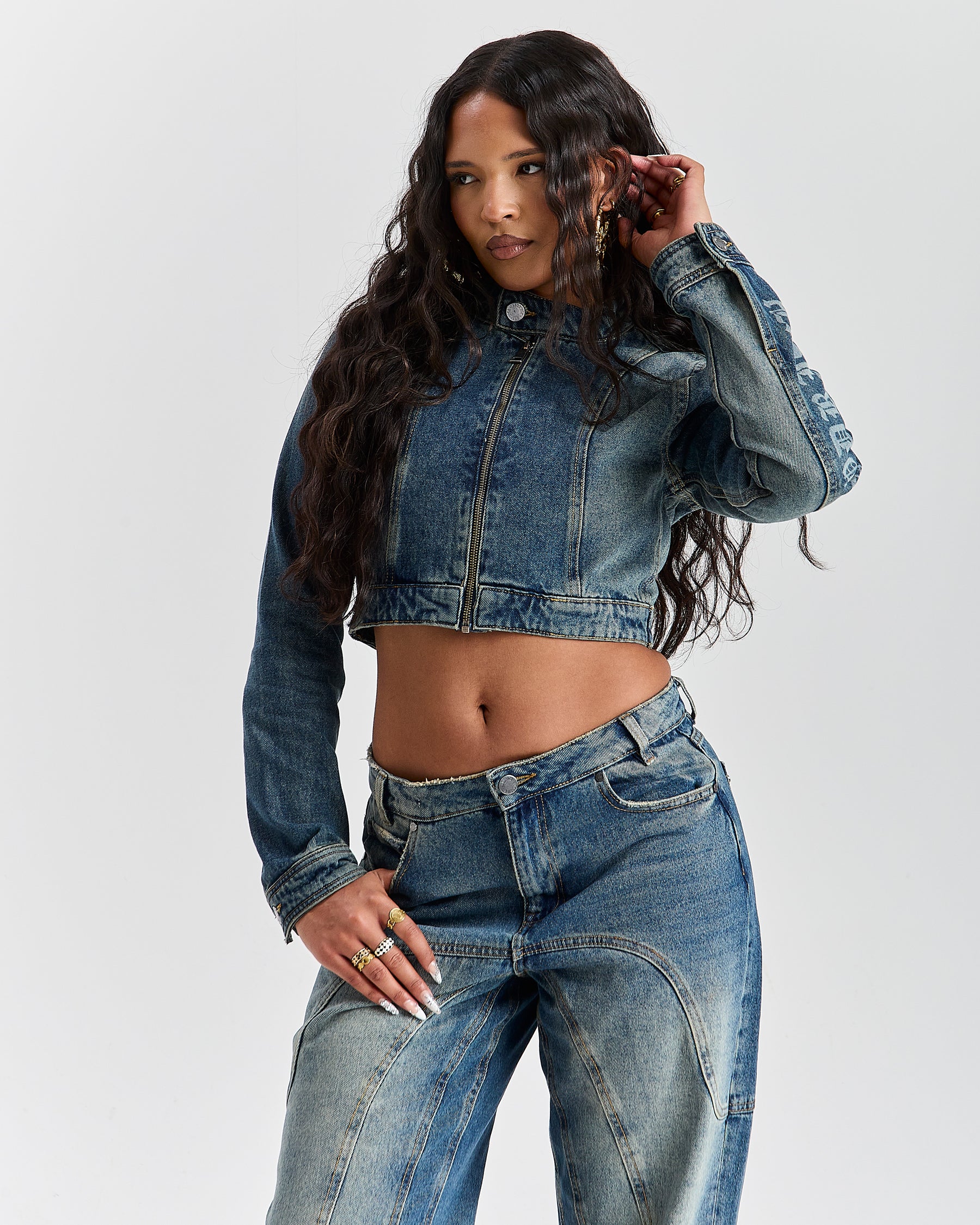 The Winner's Circle Snowdrift Denim Jacket - Dirty Wash