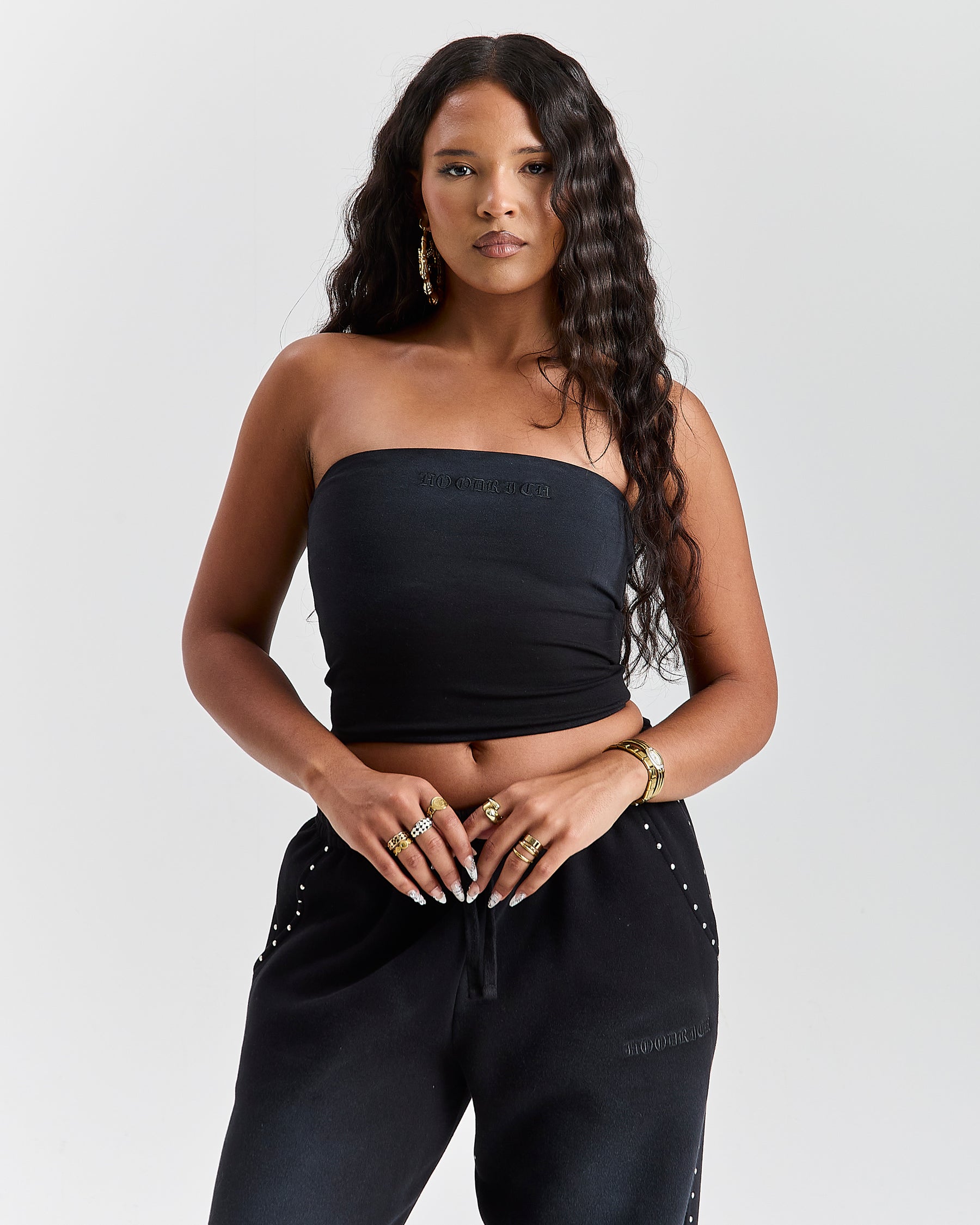 The Winner's Circle Aspen Gothic Bandeau - Black