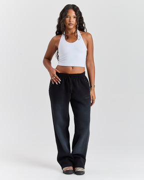 The Winner's Circle Aspen Gothic Halter Top - White