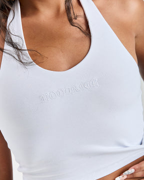 The Winner's Circle Aspen Gothic Halter Top - White