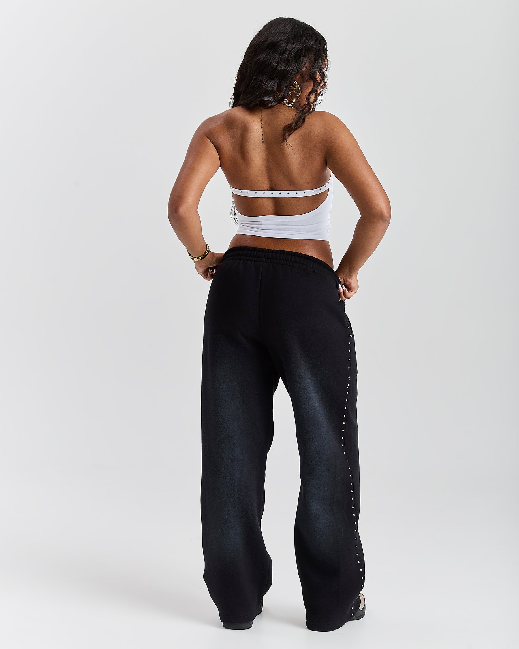 The Winner's Circle Aspen Gothic Halter Top - White