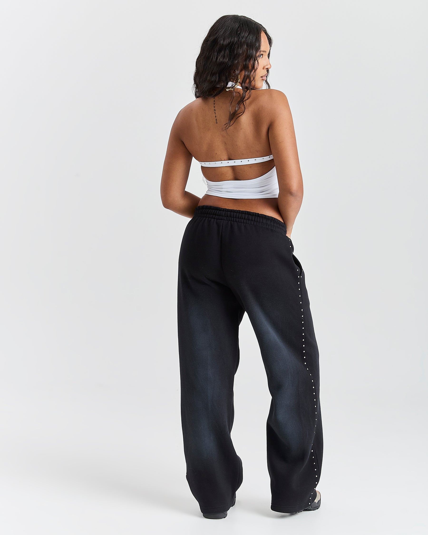 The Winner's Circle Aspen Gothic Halter Top - White