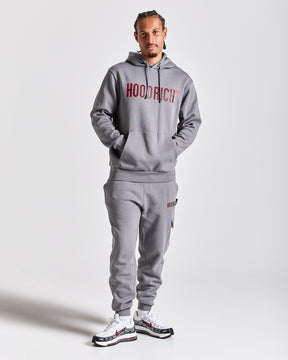 Akira Full Tracksuit Set - Grey/Black/Red