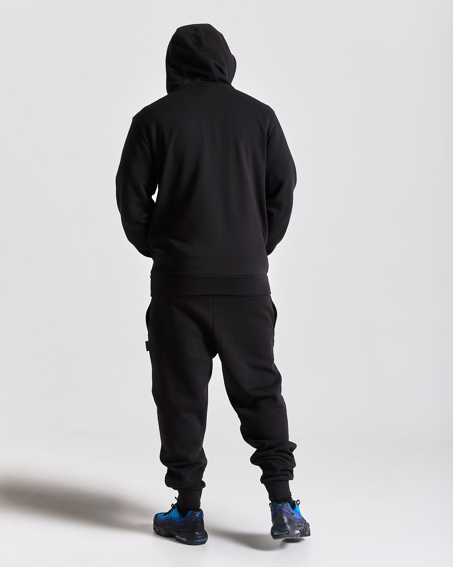 Crush Full Tracksuit Set - Black/Blue