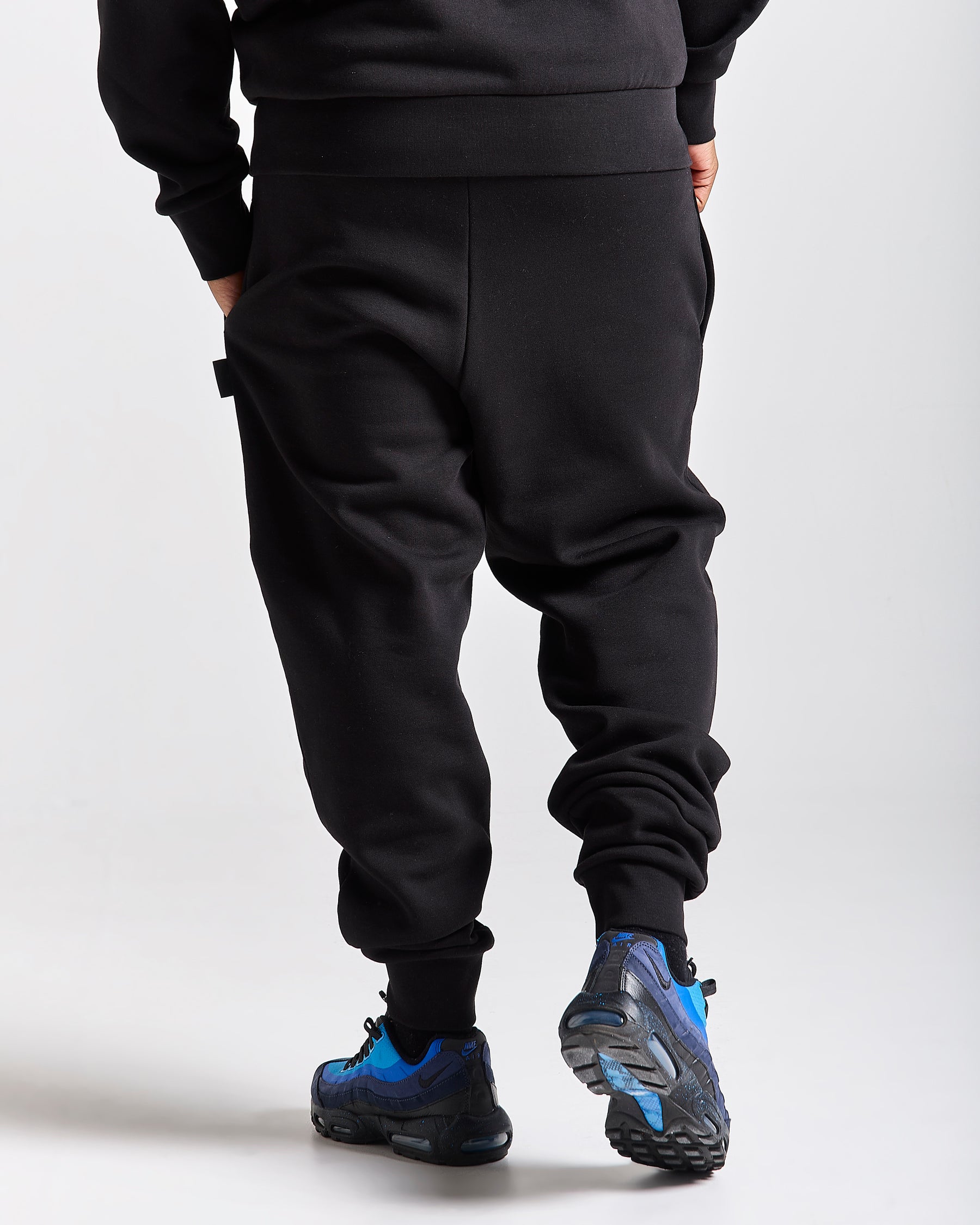Crush Full Tracksuit Set - Black/Blue