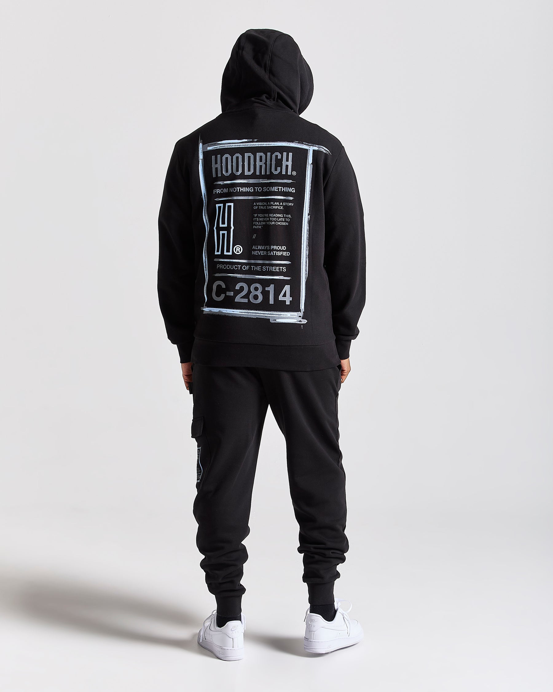Akira Full Tracksuit Set - Black/Grey/Blue