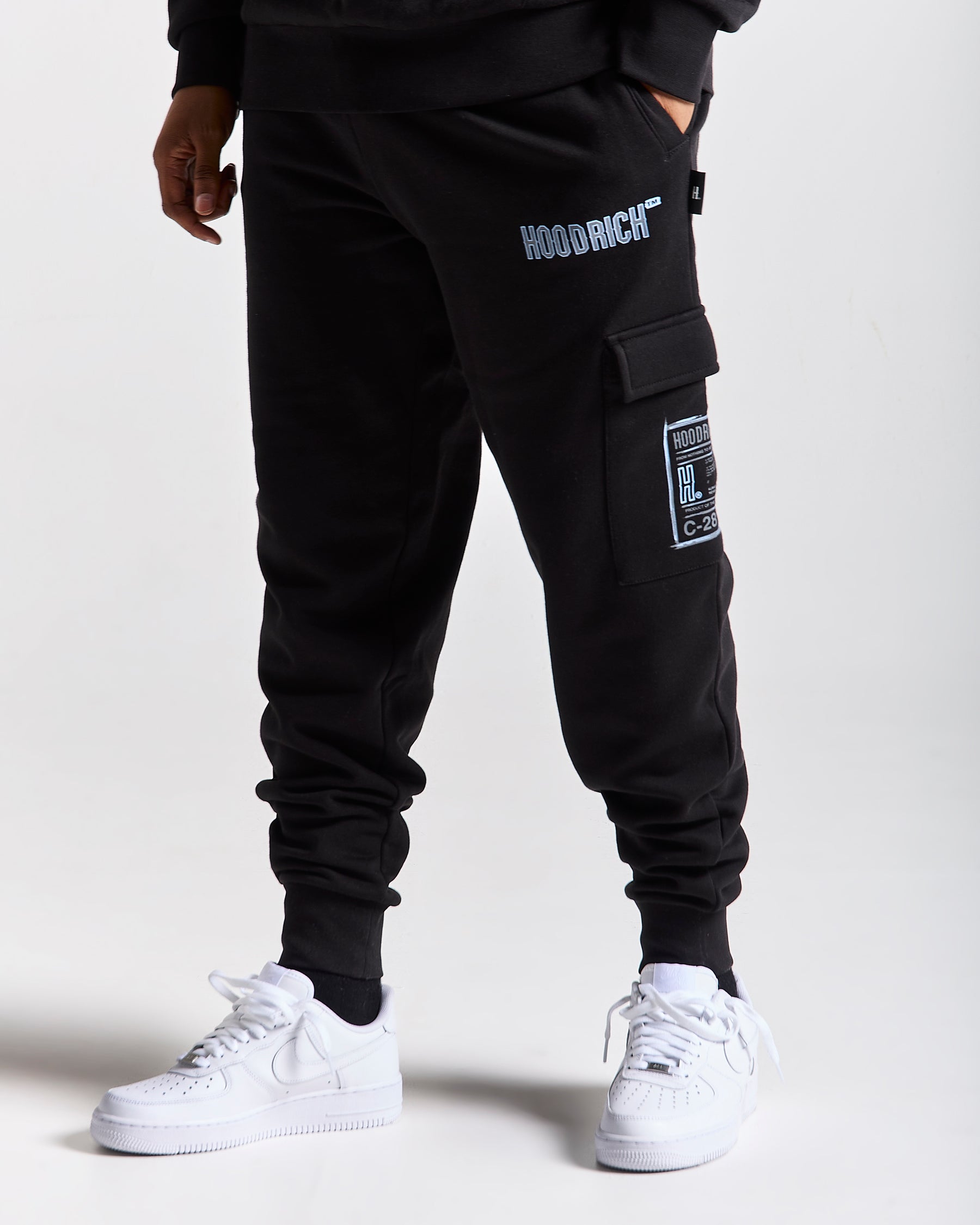 Akira Full Tracksuit Set - Black/Grey/Blue