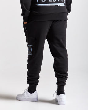 Akira Full Tracksuit Set - Black/Grey/Blue
