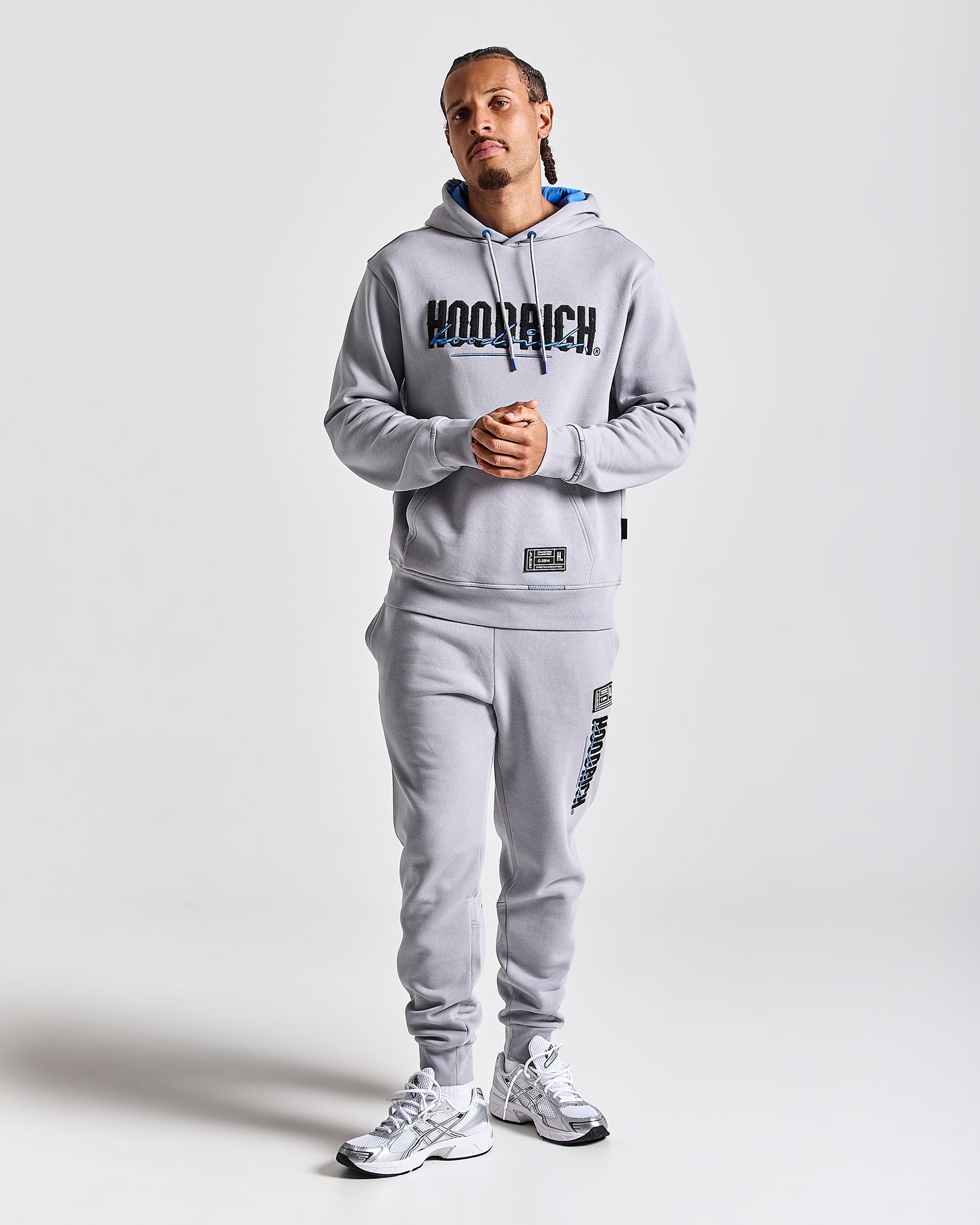 Blend Hoodie - Grey/Black/Blue